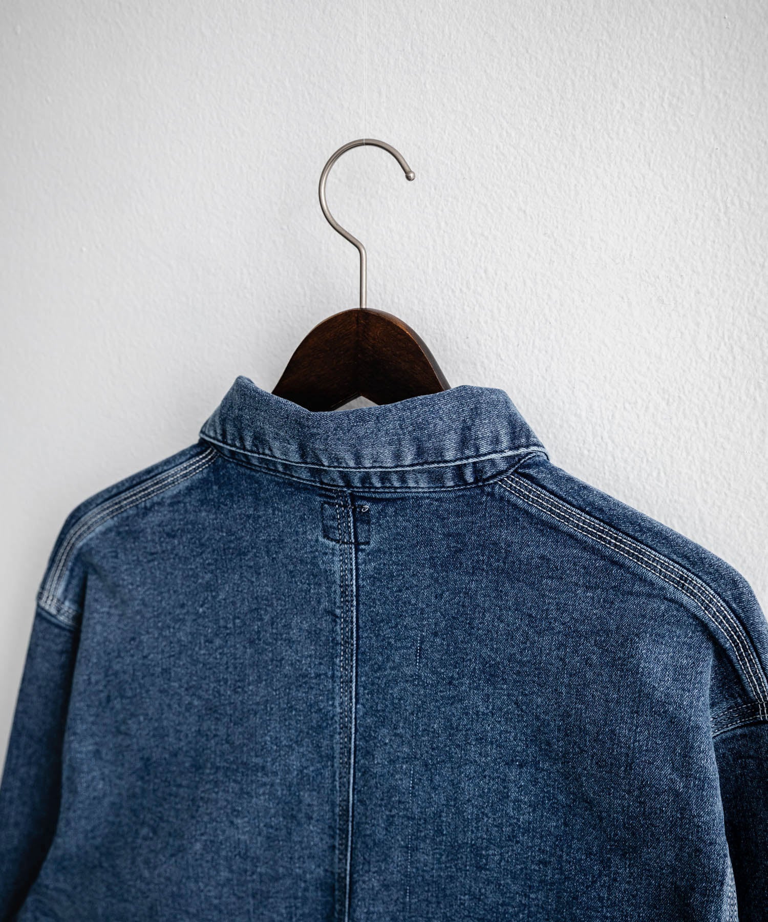 Rocky Monroe Denim Jacket G-Jacket Men's Women's Coverall Light Outer Stretch Oversized Korean American Casual Work Spring Hanes 14399