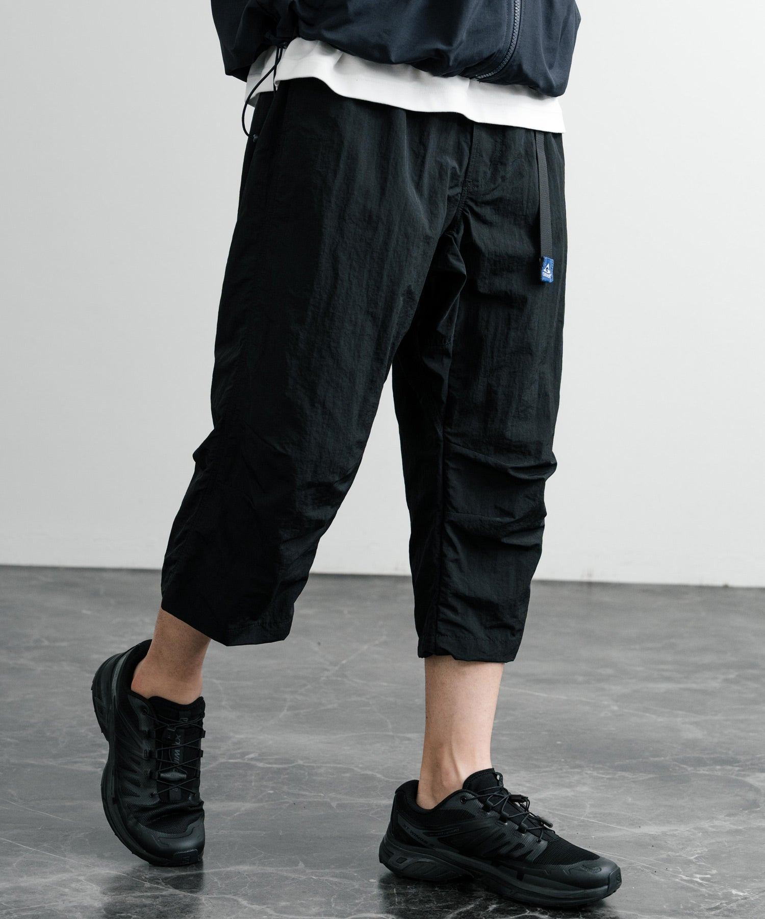 ロッキーモンロー Rocky Monroe 接触冷感 GERRY ジェリー クライミングパンツ アンクル メンズ レディース イージー 無地 リラックス ゆったり ロゴ ワンポイント 14540 （41.オリーブ） 41.オリーブ