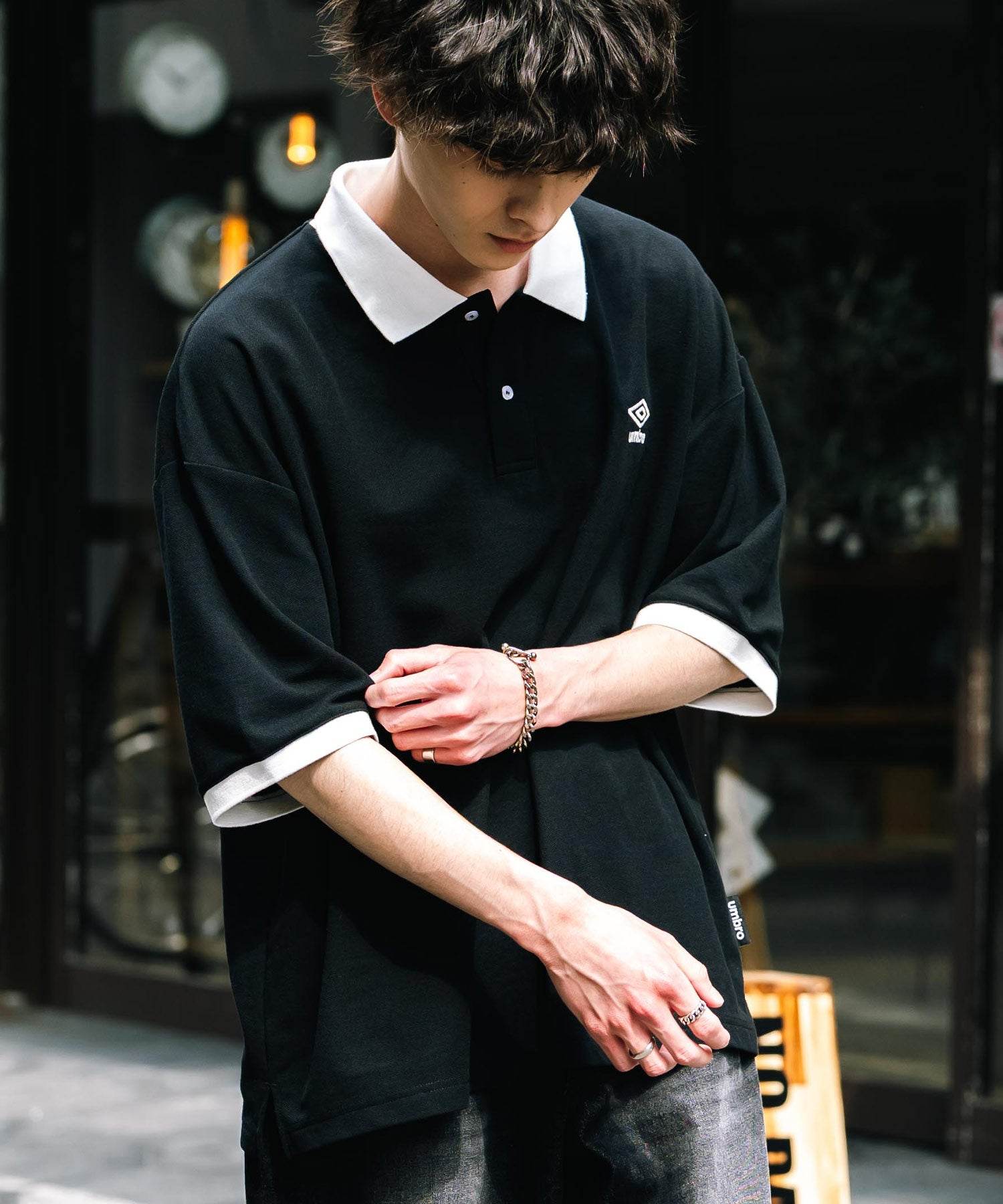 Rocky Monroe UMBRO Polo Shirt Short Sleeve Men Women Pique Oversized O