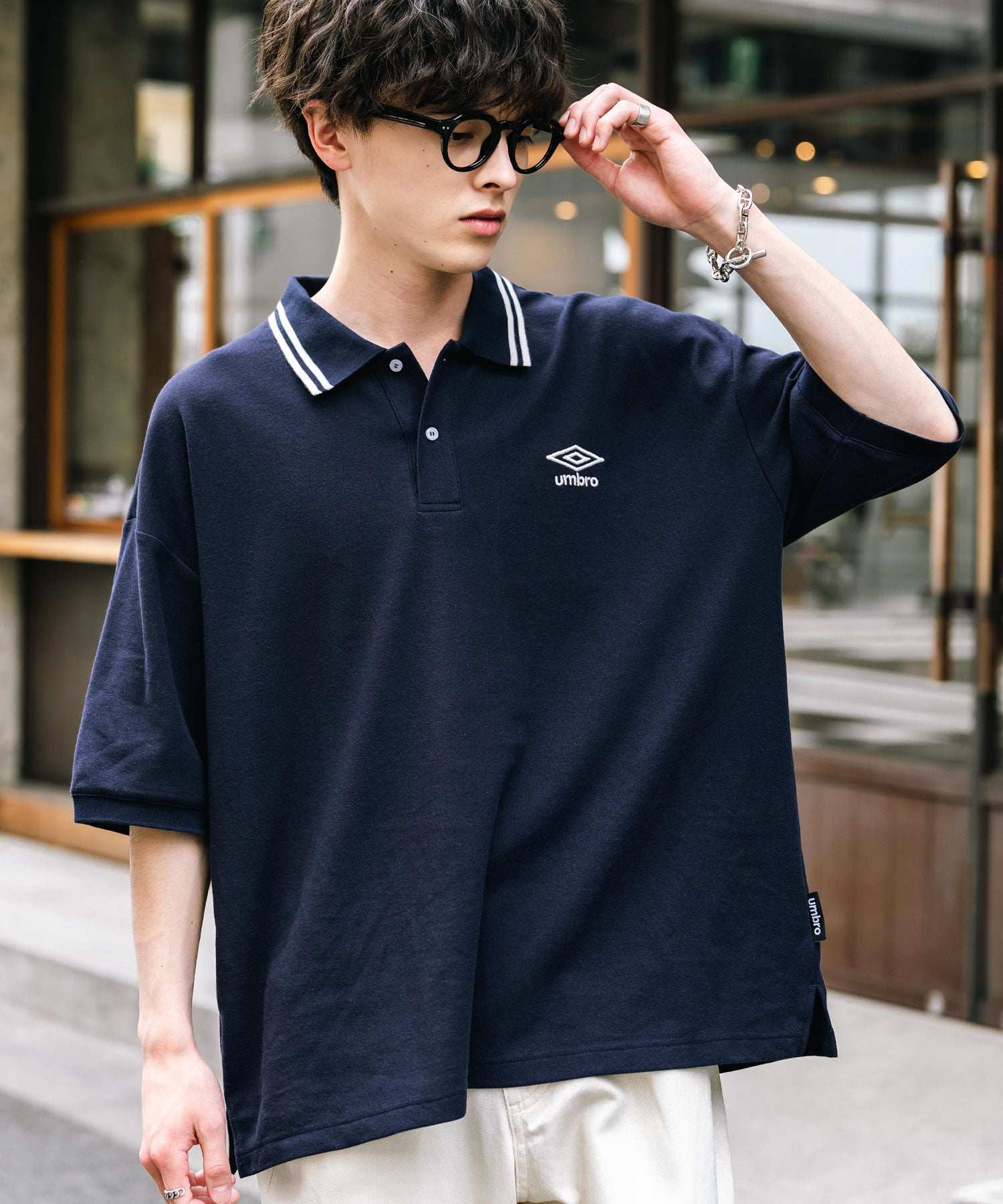 ビンテージ ベレスサルスフィエルド Umbro ポロシャツ Rocky Monroe UMBRO Polo Shirt Short Sleeve Men Women Pique Oversized O