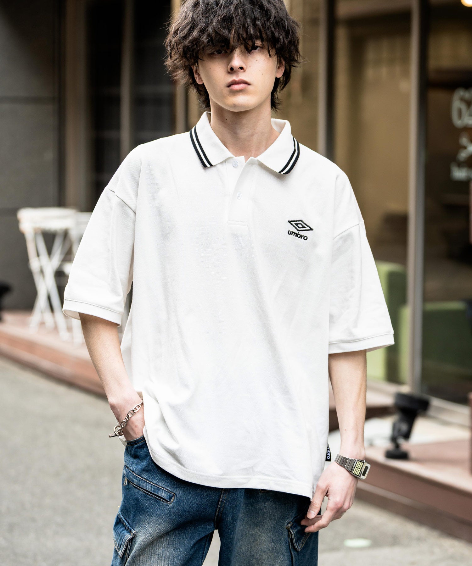 Umbro フラメンゴ ポロシャツ 10 Rocky Monroe UMBRO Polo Shirt Short Sleeve New Color Added Men's Women
