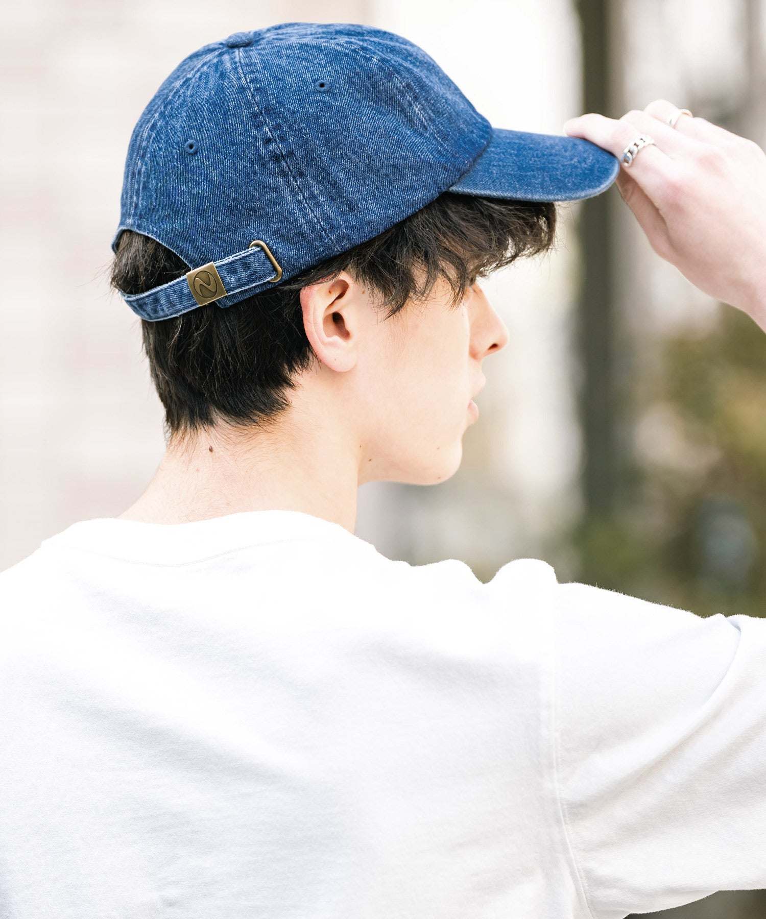 ロッキーモンロー Rocky Monroe NEWHATTAN ニューハッタン ベースボールキャップ デニム メンズ レディース ローキャップ 帽子 日よけ 熱中症対策 無地 ヴィンテージ 14562 （ライトブルー） ライトブルー