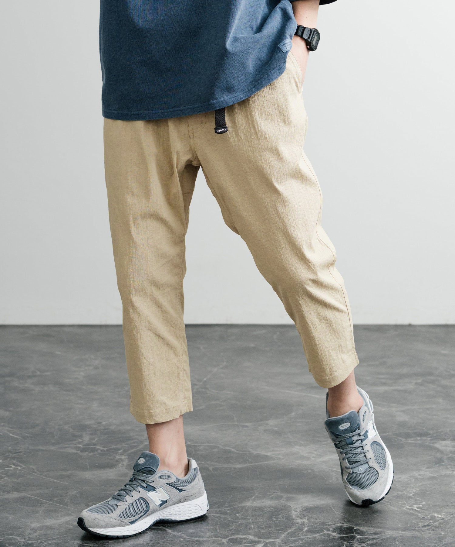 ロッキーモンロー Rocky Monroe クライミングパンツ クロップドパンツ 7分丈 メンズ レディース イージー テーパード 無地 ストレッチ春夏 KRIFF MAYER 2445113 14583 （20.ベージュ） 20.ベージュ