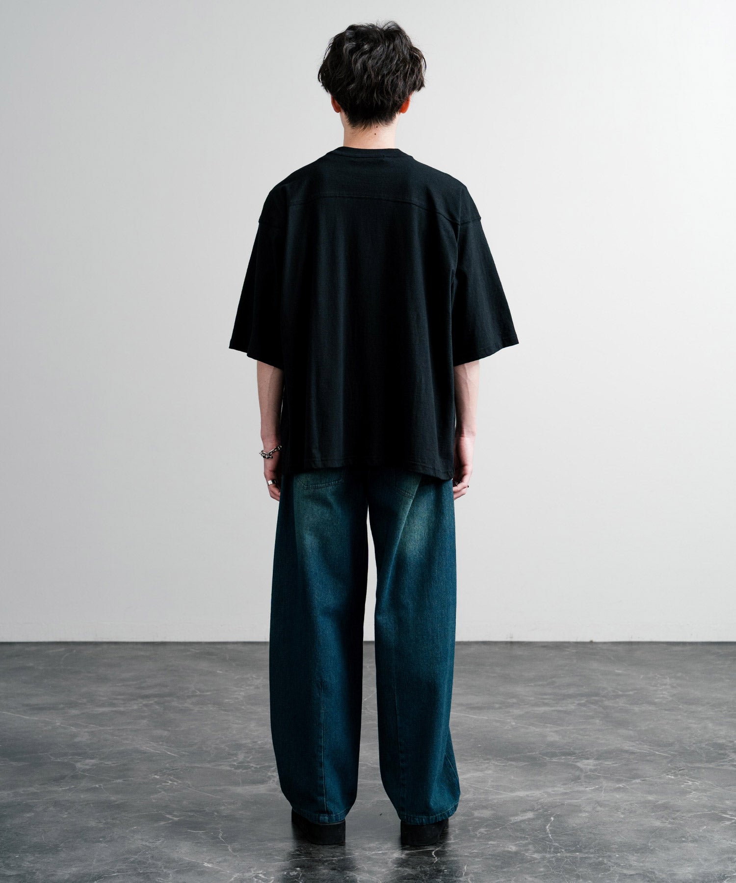 ロッキーモンロー Rocky Monroe フットボールTシャツ 半袖 無地 メンズ カットソー ラフィー天竺 5.5オンス 日本製 Upscape Audience AUD6644 14725 （杢グレー） 杢グレー