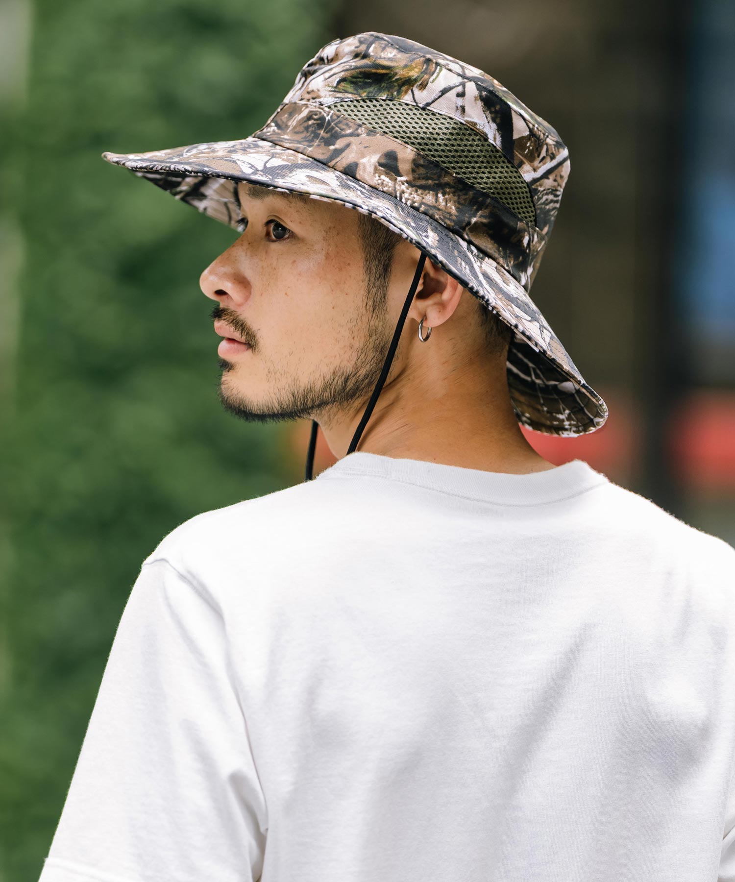 ロッキーモンロー Rocky Monroe サファリハット アドベンチャー リアルツリー メンズ 帽子 あご紐付き 熱中症対策 アウトドア キャンプ 登山 ガーデニング フェス カジュアル 14735 （イエロー） イエロー