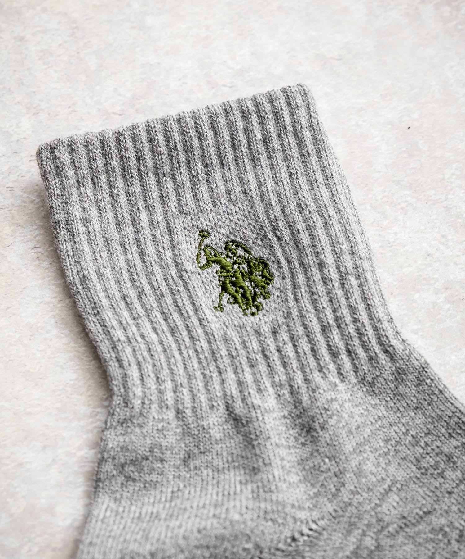 ロッキーモンロー Rocky Monroe スニーカーソックス 3足セット アソート メンズ 靴下 クォーター丈 ロゴ刺繍 ワンポイント 通学 通勤 スポーツ U.S. POLO ASSN. 15068 （アソート） アソート