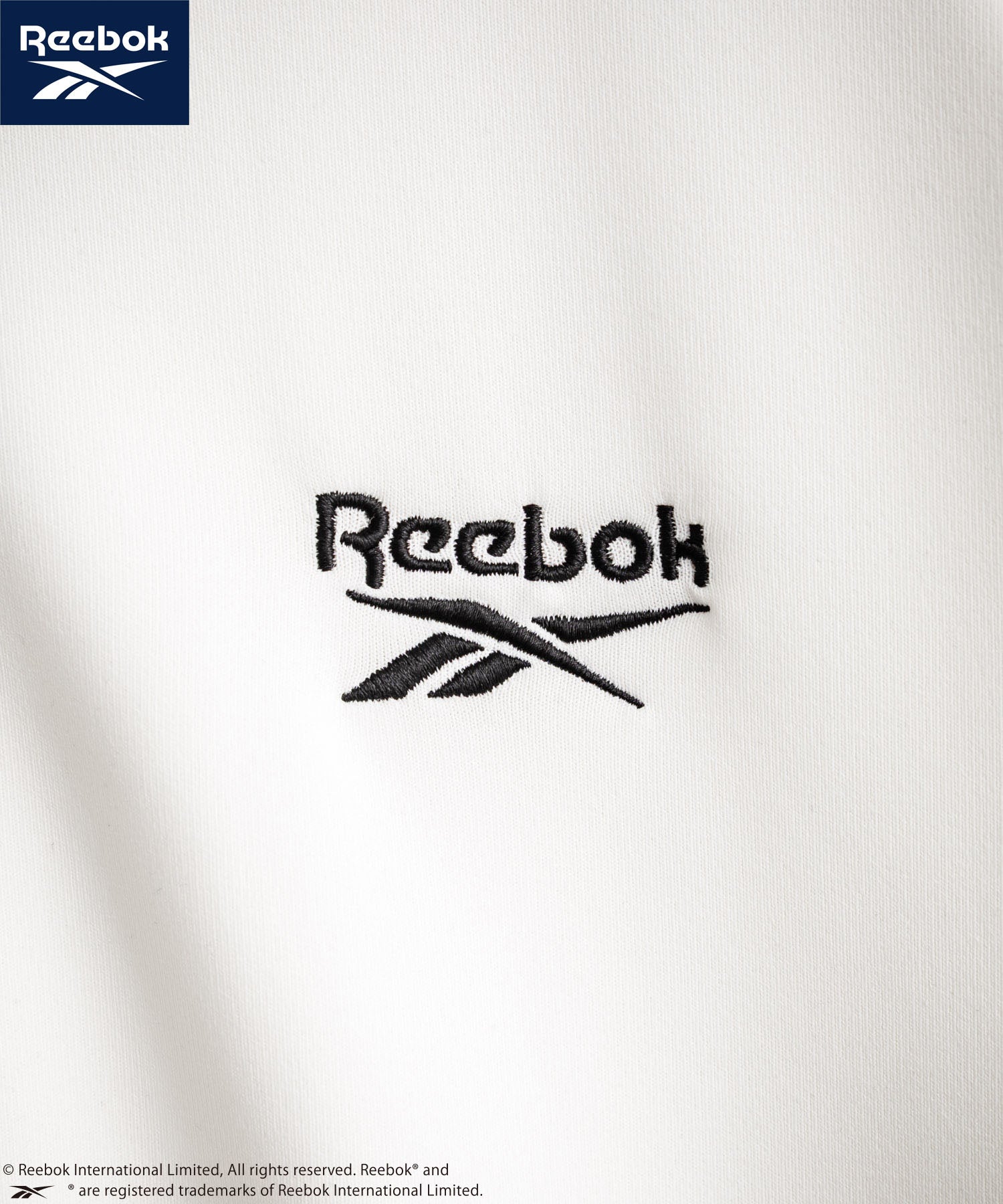 ロッキーモンロー Rocky Monroe Reebok リーボック トラックジャケット ジャージ ライトアウター メンズ ブルゾン ポンチ オーバーサイズ 袖ライン ロゴ刺繍 シンプル 14837 （ブルーグレー） ブルーグレー