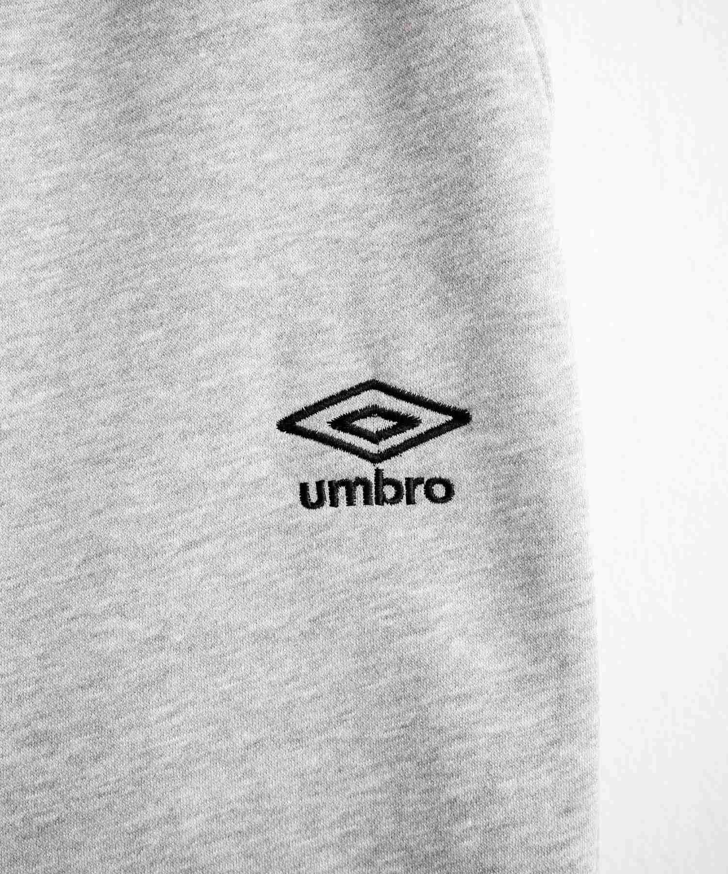 ロッキーモンロー Rocky Monroe UMBRO アンブロ ワイドパンツ スウェット 裏起毛 メンズ レディース ストレート イージー 裾絞り ロゴ刺繍 別注 カジュアル ルームウェア 14944 （ブラック） ブラック