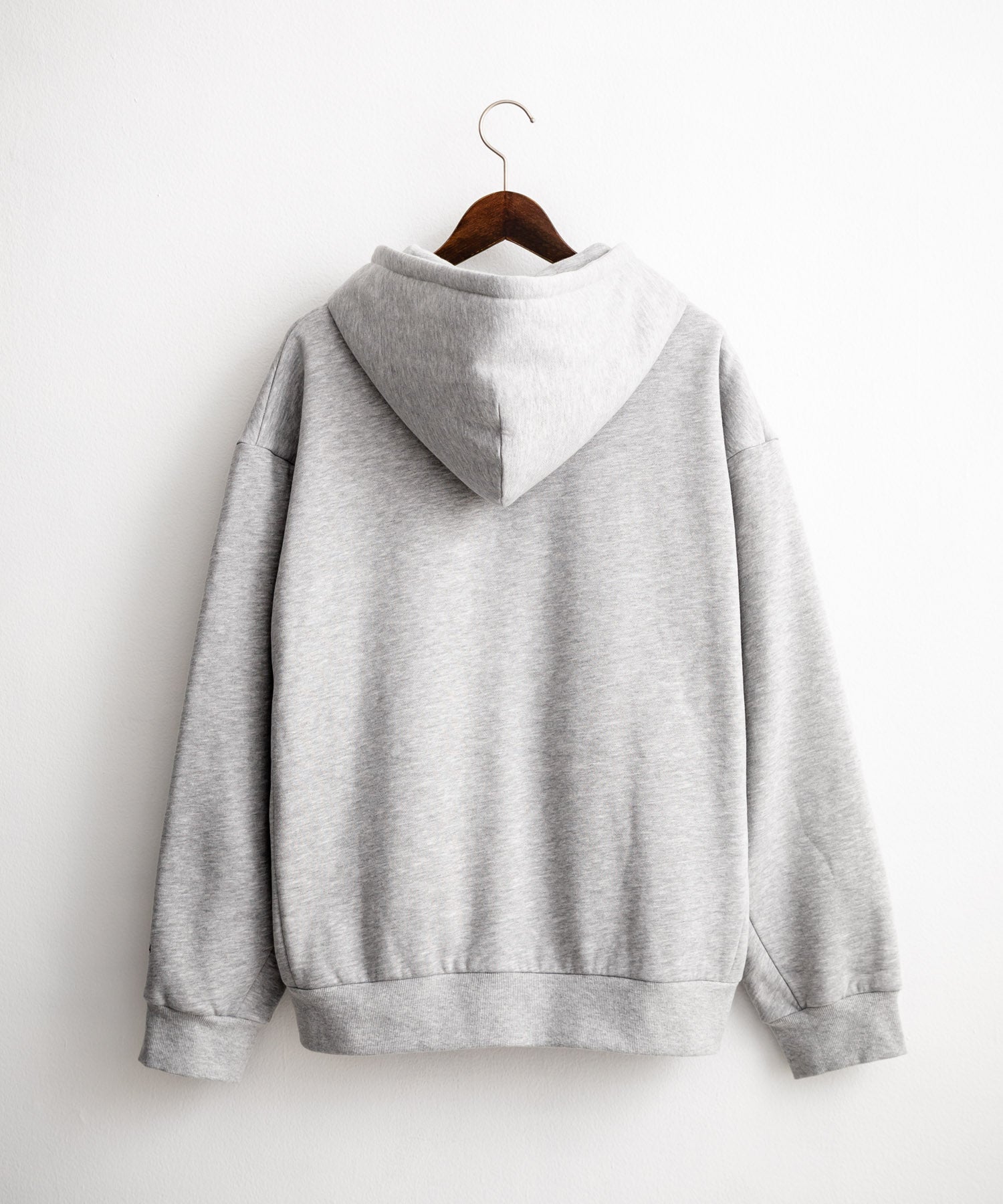 ロッキーモンロー Rocky Monroe UMBRO アンブロ ジップパーカー 裏起毛 長袖 メンズ スウェット フーディー ライトアウター オーバーサイズ あたたかい ロゴ刺繍 別注 14943 （チャコール） チャコール