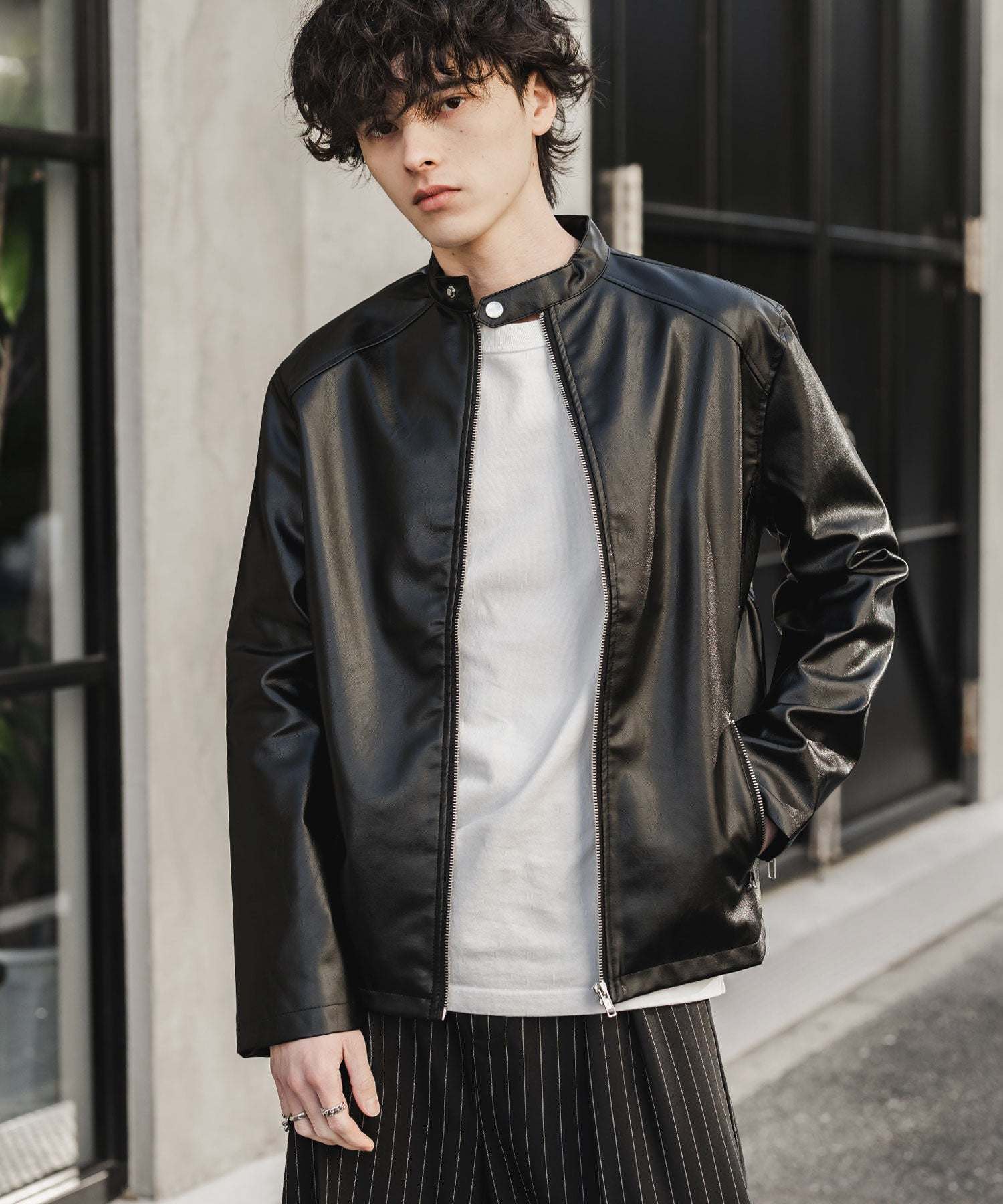 Rocky Monroe ブラック シープスキンジャケット XL Rocky Monroe ブラック シープスキンジャケット XL 【公式通販】