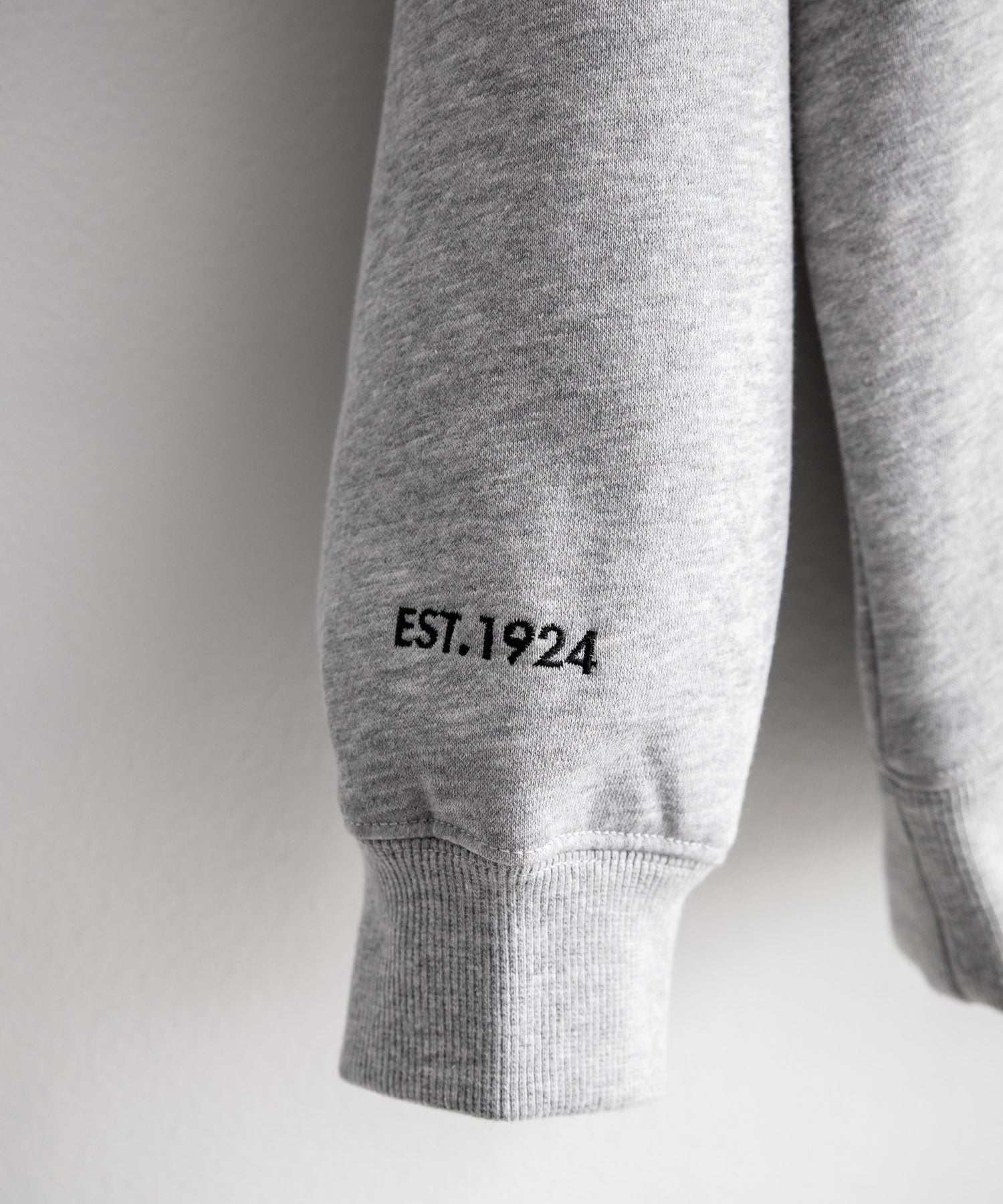 ロッキーモンロー Rocky Monroe UMBRO アンブロ スウェット 裏起毛 長袖 メンズ レディース トレーナー ハーフジップ プルオーバー オーバーサイズ ロゴ刺繍 別注コラボ 14942 （杢グレー） 杢グレー