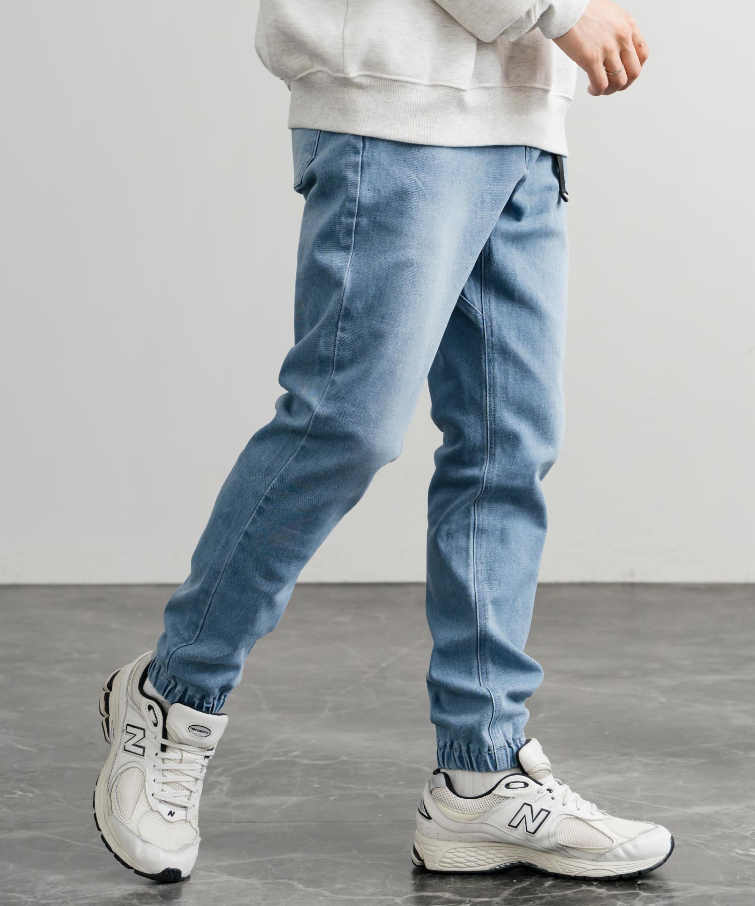 ロッキーモンロー Rocky Monroe ジョガーパンツ クライミング デニム メンズ テーパード イージー ストレッチ ガゼットクロッチ カジュアル KRIFF MAYER 2514002 14781 （73.ライトブルー） 73.ライトブルー