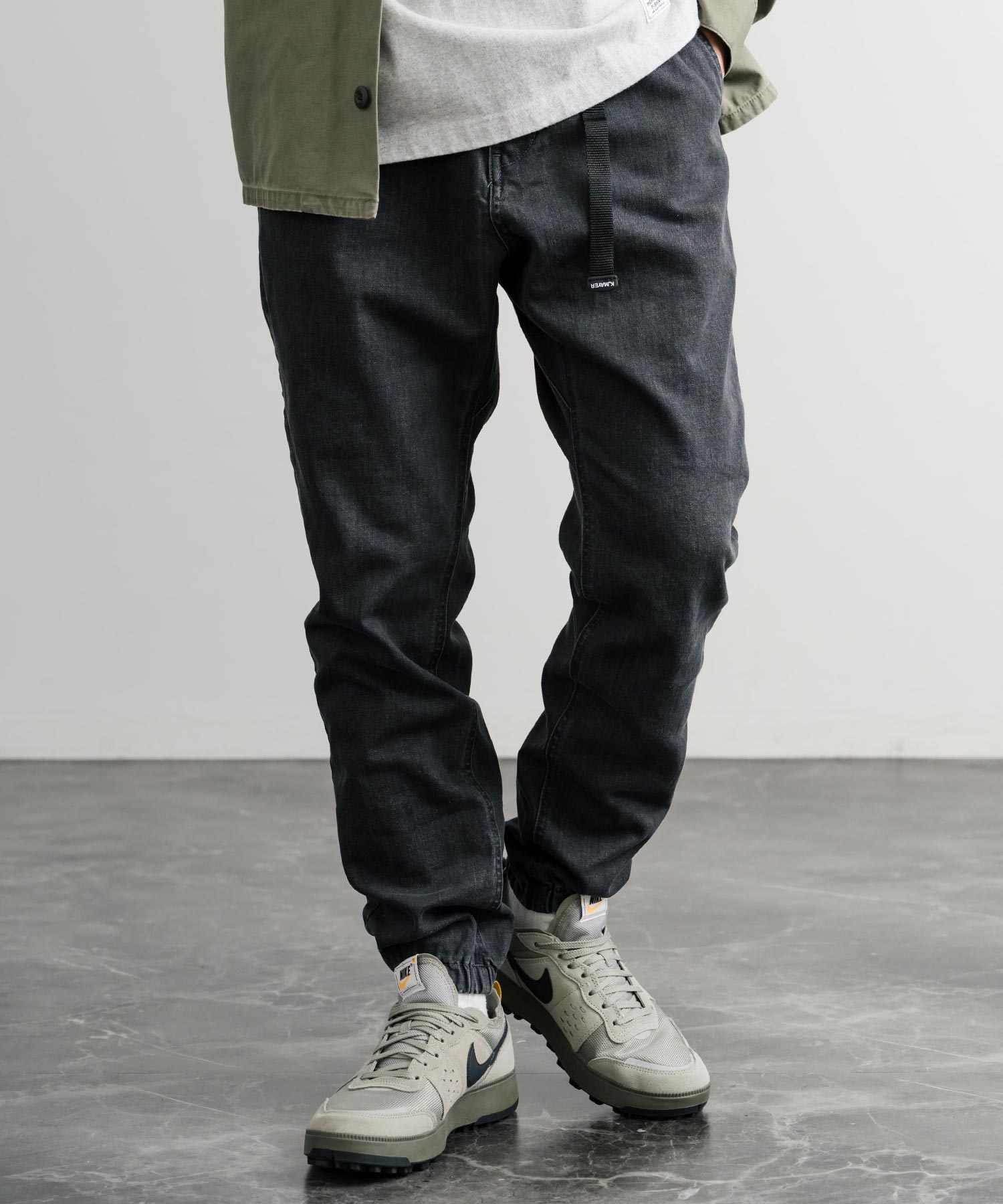 ロッキーモンロー Rocky Monroe ジョガーパンツ クライミング デニム メンズ テーパード イージー ストレッチ ガゼットクロッチ カジュアル KRIFF MAYER 2514002 14781 （73.ライトブルー） 73.ライトブルー