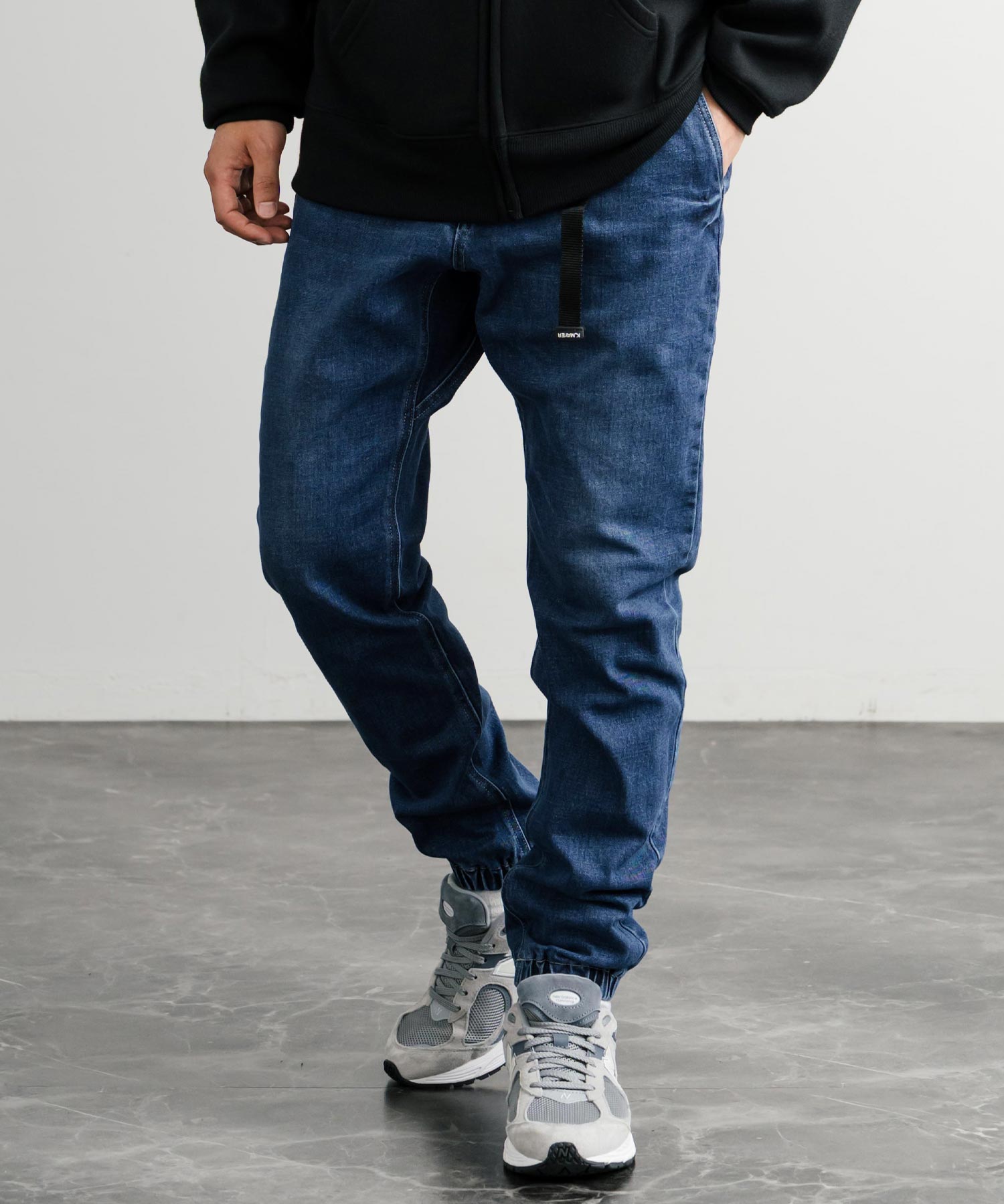 ロッキーモンロー Rocky Monroe ジョガーパンツ クライミング デニム メンズ テーパード イージー ストレッチ ガゼットクロッチ カジュアル KRIFF MAYER 2514002 14781 （73.ライトブルー） 73.ライトブルー