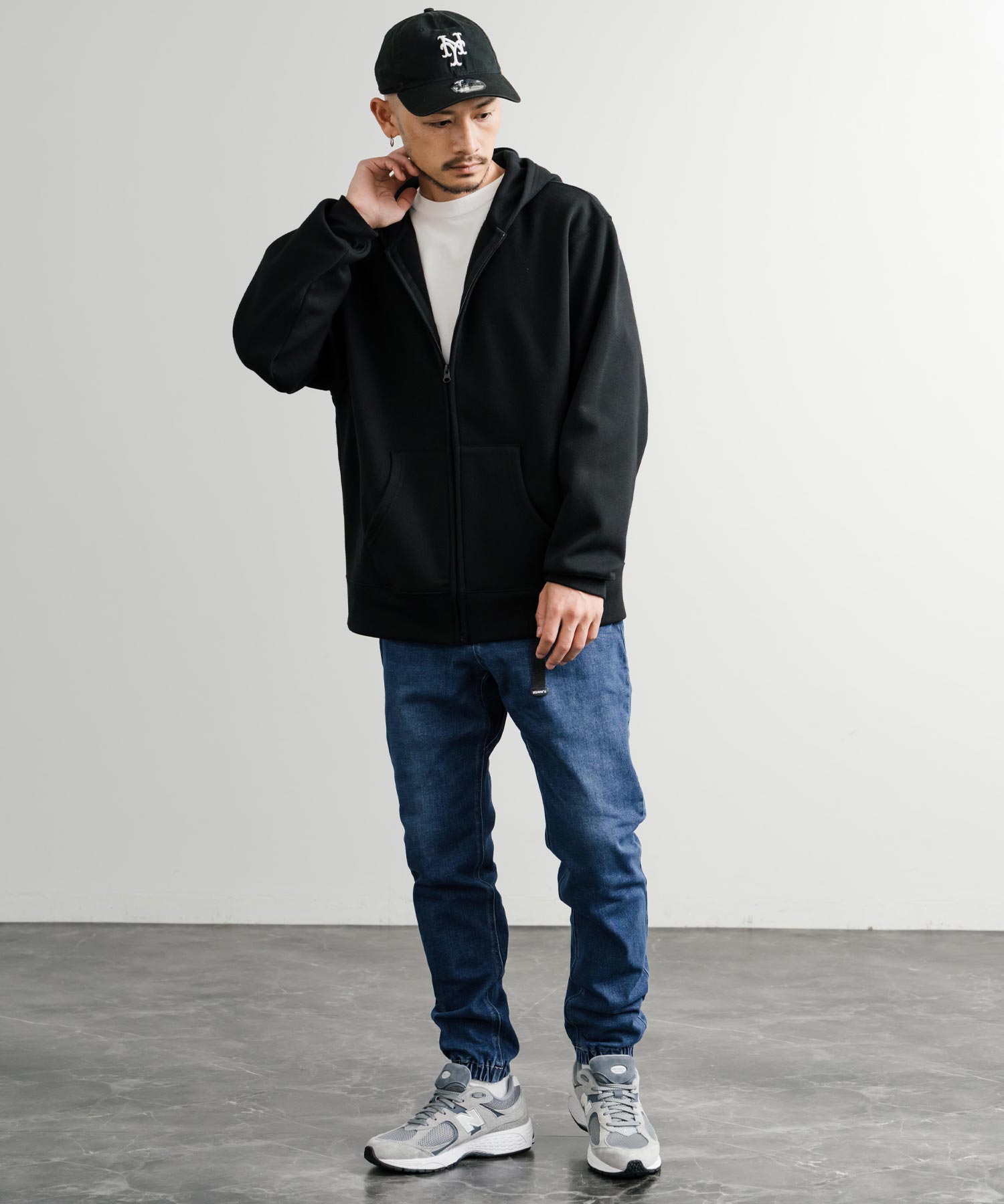 ロッキーモンロー Rocky Monroe ジョガーパンツ クライミング デニム メンズ テーパード イージー ストレッチ ガゼットクロッチ カジュアル KRIFF MAYER 2514002 14781 （73.ライトブルー） 73.ライトブルー