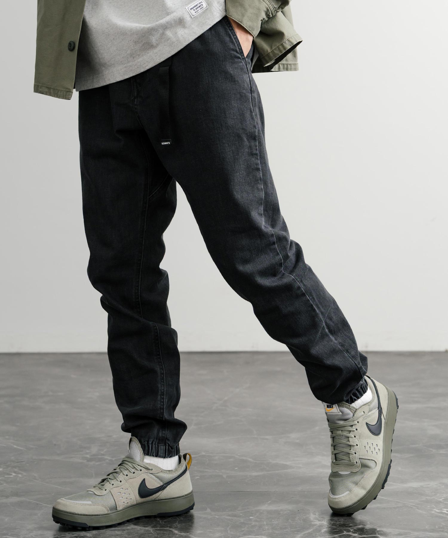 ロッキーモンロー Rocky Monroe ジョガーパンツ クライミング デニム メンズ テーパード イージー ストレッチ ガゼットクロッチ カジュアル KRIFF MAYER 2514002 14781 （17.チャコール） 17.チャコール