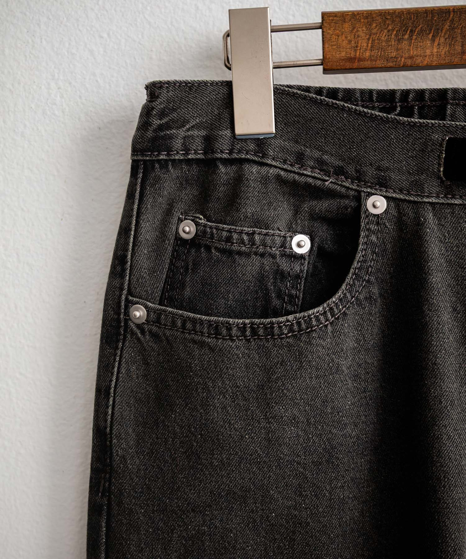 ロッキーモンロー Rocky Monroe GERRY ジェリー デニムパンツ クライミングパンツ メンズ レディース ジーンズ バレルレッグ UVカット ワイド   無地 ロゴ刺繍 15113 （73.ブルー） 73.ブルー