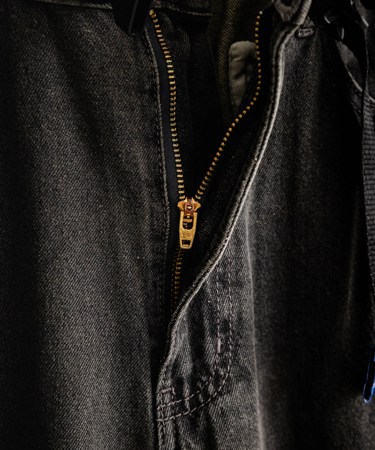 ロッキーモンロー Rocky Monroe GERRY ジェリー デニムパンツ クライミングパンツ メンズ レディース ジーンズ バレルレッグ UVカット ワイド   無地 ロゴ刺繍 15113 （73.ブルー） 73.ブルー