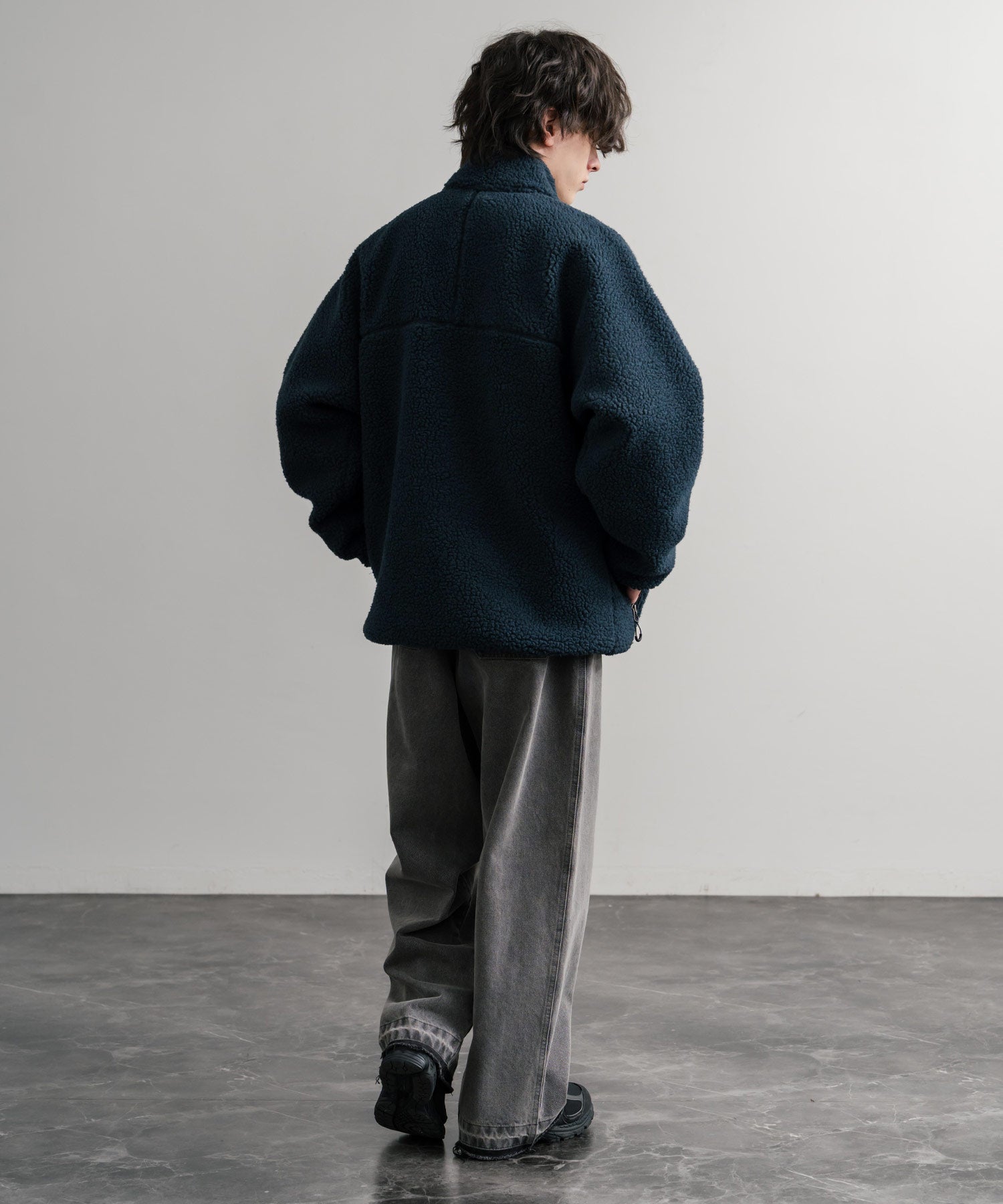 ロッキーモンロー Rocky Monroe FIRST DOWN ファーストダウン ボアジャケット フリース メンズ レディース アウター ブルゾン ラグラン タンブリングボア F942021 14981 （80.パープル） 80.パープル