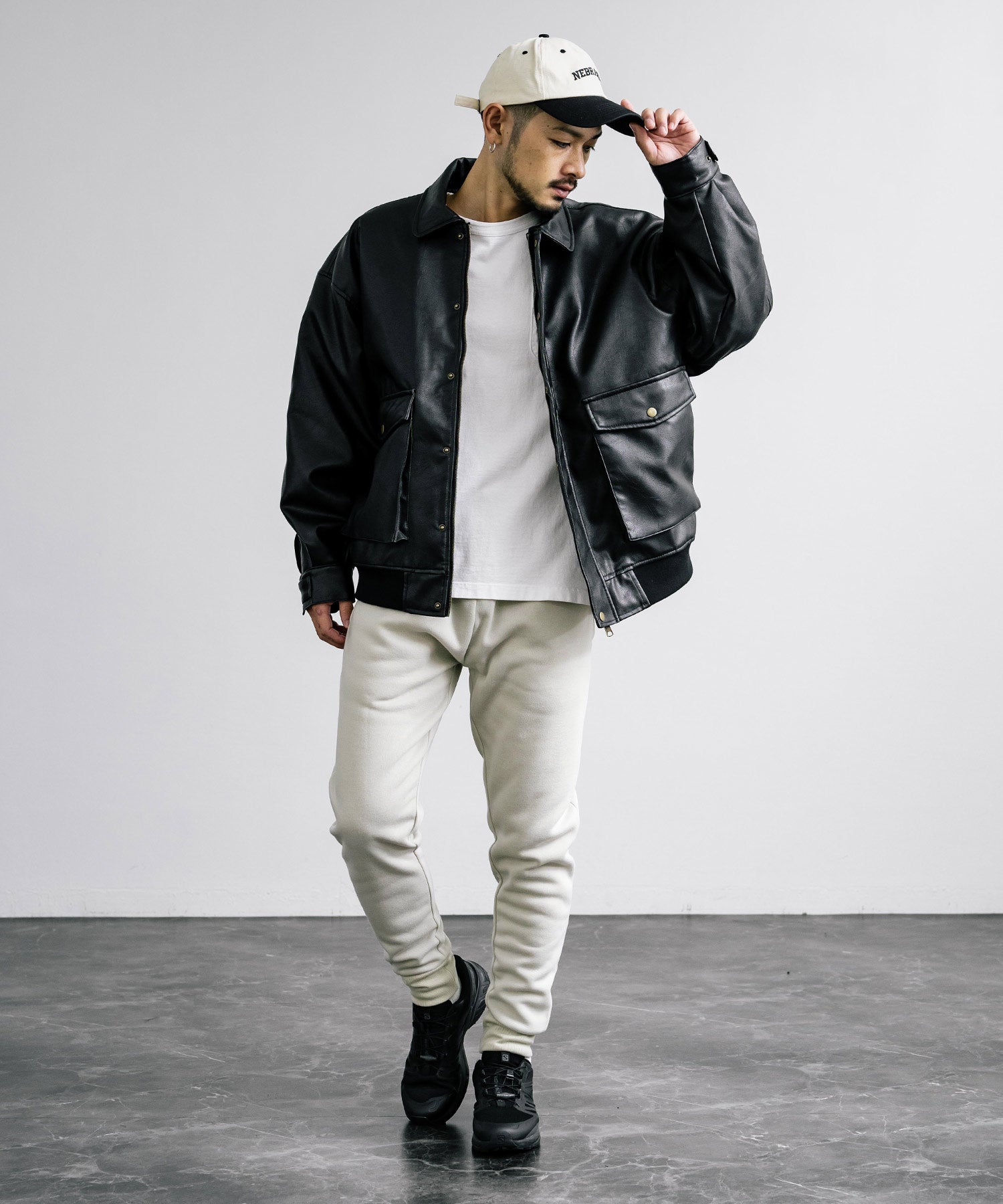 ロッキーモンロー Rocky Monroe スウェットパンツ ジョガーパンツ 裏起毛 イージー メンズ レディース 暖パン 無地 リラックス ウエストゴム 保温 暖かい ベーシック カジュアル 14985 （2.G.ベージュ） 2.G.ベージュ