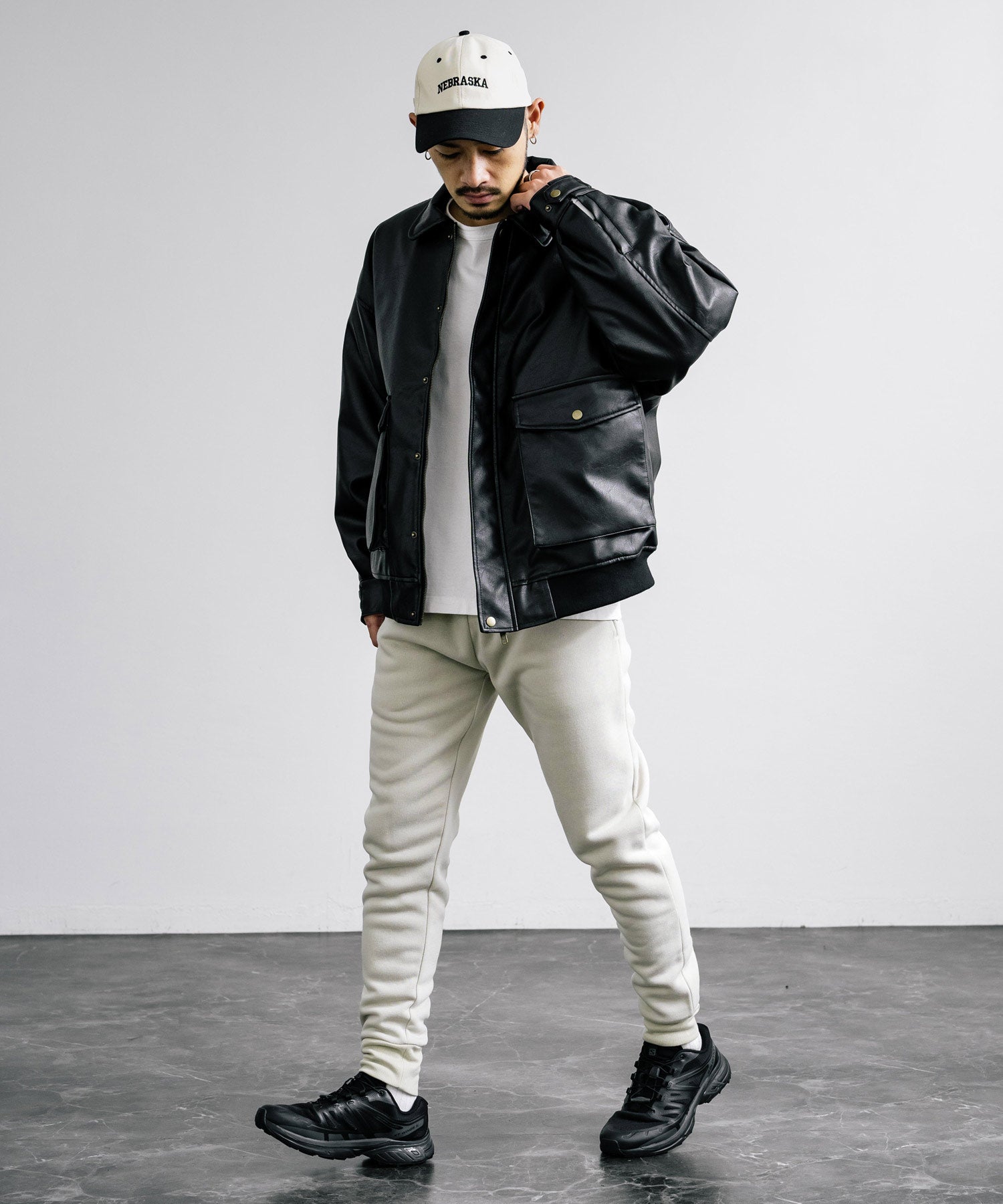 ロッキーモンロー Rocky Monroe スウェットパンツ ジョガーパンツ 裏起毛 イージー メンズ レディース 暖パン 無地 リラックス ウエストゴム 保温 暖かい ベーシック カジュアル 14985 （2.G.ベージュ） 2.G.ベージュ