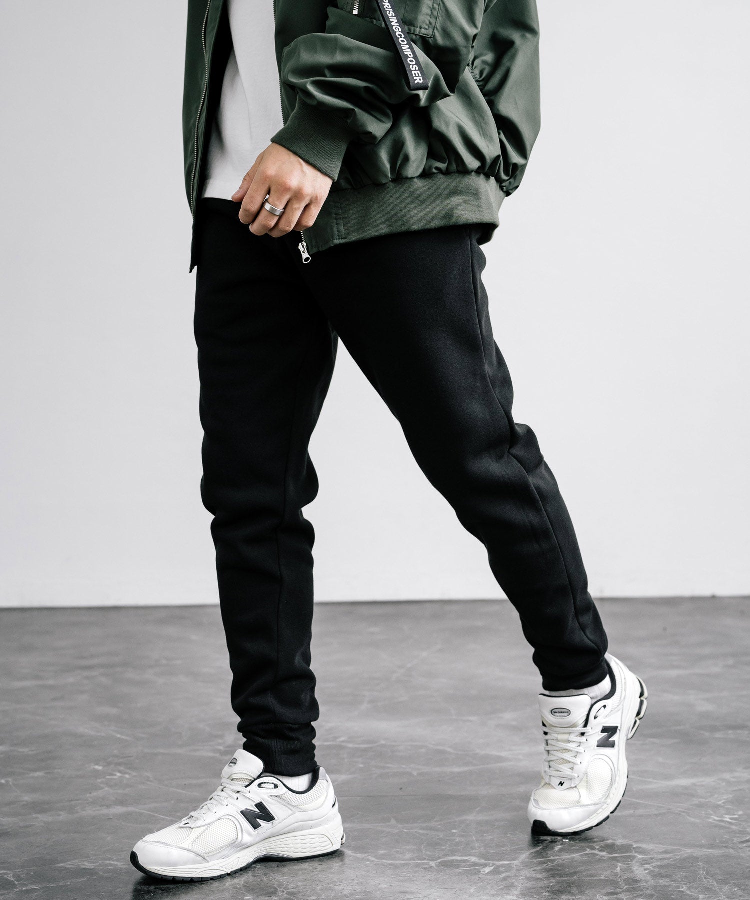 ロッキーモンロー Rocky Monroe スウェットパンツ ジョガーパンツ 裏起毛 イージー メンズ レディース 暖パン 無地 リラックス ウエストゴム 保温 暖かい ベーシック カジュアル 14985 （2.G.ベージュ） 2.G.ベージュ