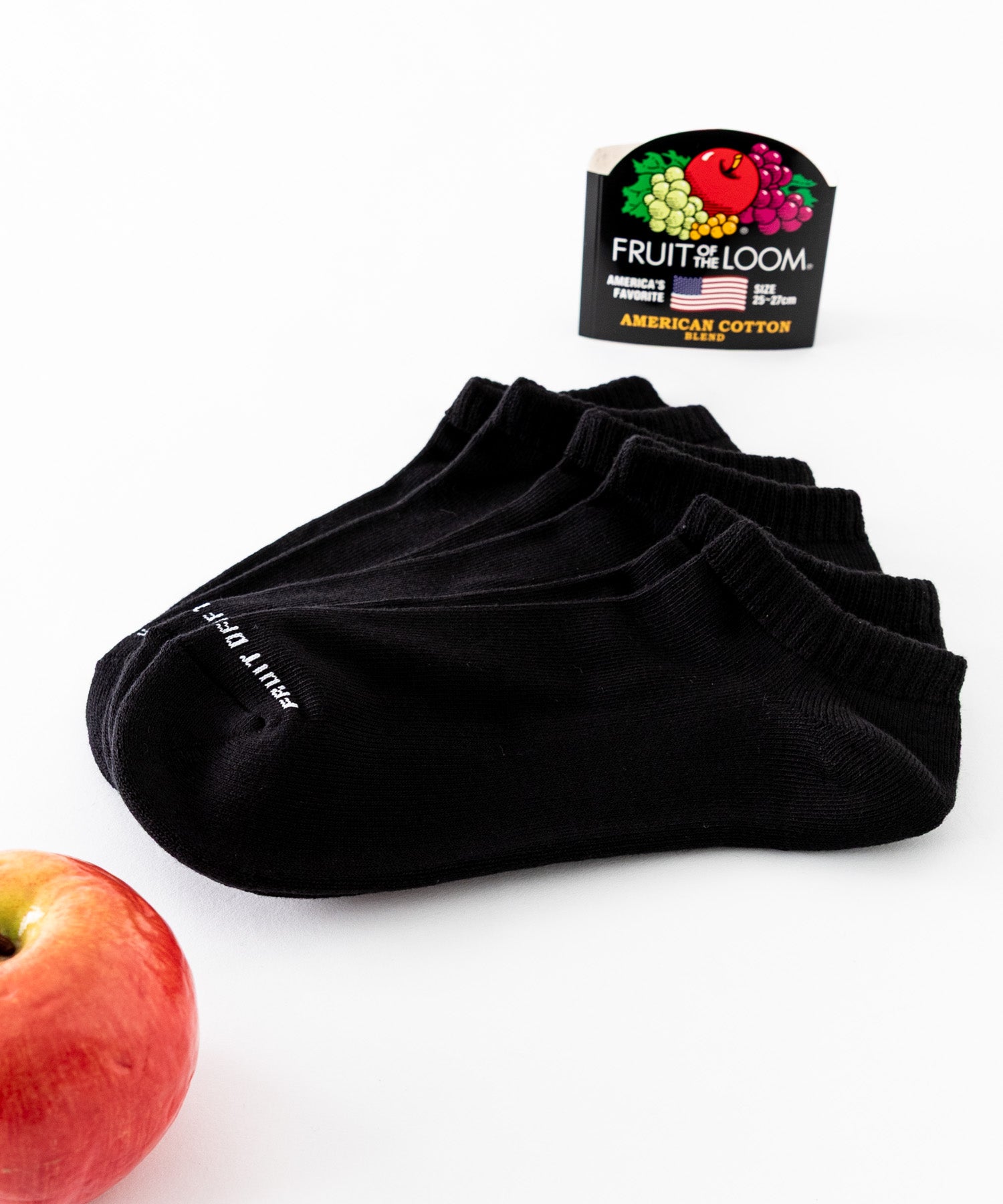 ロッキーモンロー Rocky Monroe スニーカーソックス 3足セット アソート メンズ レディース 靴下 アンクル丈 くるぶし ショート FRUIT OF THE LOOM 15463 （1.ホワイト） 1.ホワイト