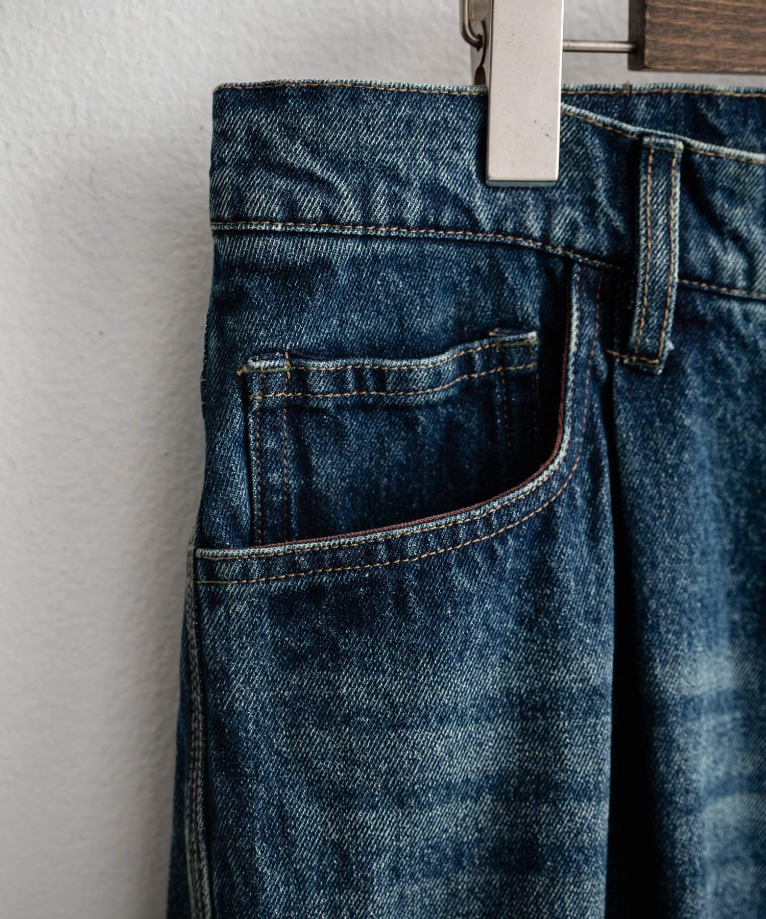 ロッキーモンロー Rocky Monroe ワイドパンツ デニム ストレート メンズ レディース 11オンス ジーパン ジーンズ リラックス ゆったり KRIFF MAYER 2535108 15615 （17.チャコール） 17.チャコール