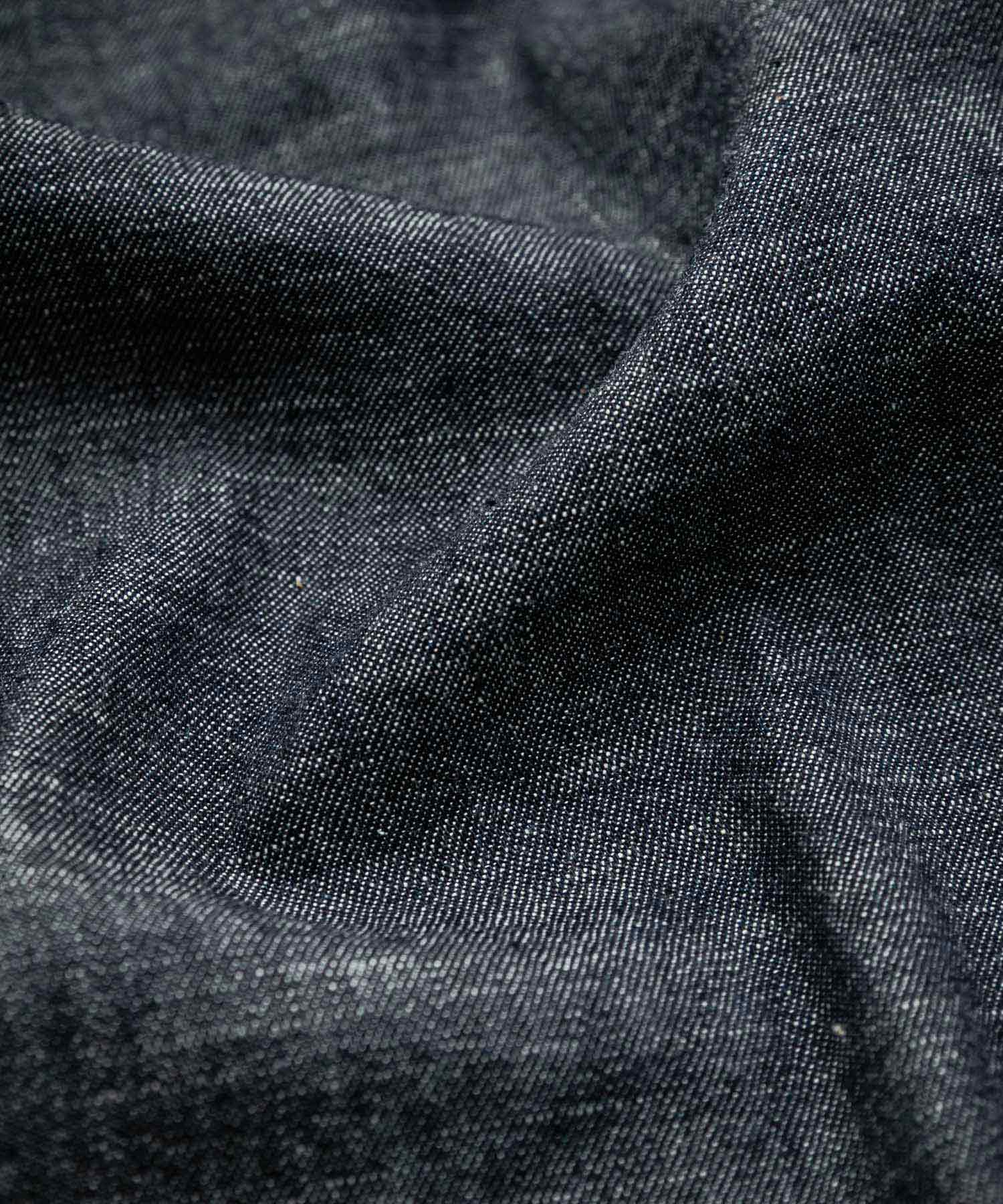 ロッキーモンロー Rocky Monroe デニムシャツ 長袖 ボタンダウン メンズ レディース ボクシーAライン 備中備後 6オンス 日本製 Upscape Audience AUD6703 15608 （ダークインディゴ） ダークインディゴ