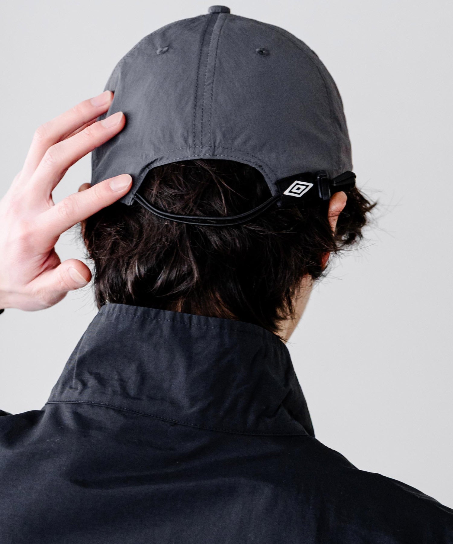ロッキーモンロー Rocky Monroe UMBRO アンブロ 別注 ベースボールキャップ ローキャップ バンジーキャップ メンズ レディース 帽子 ナイロン 無地 アウトドア スポーツ 15351 （チャコール） チャコール