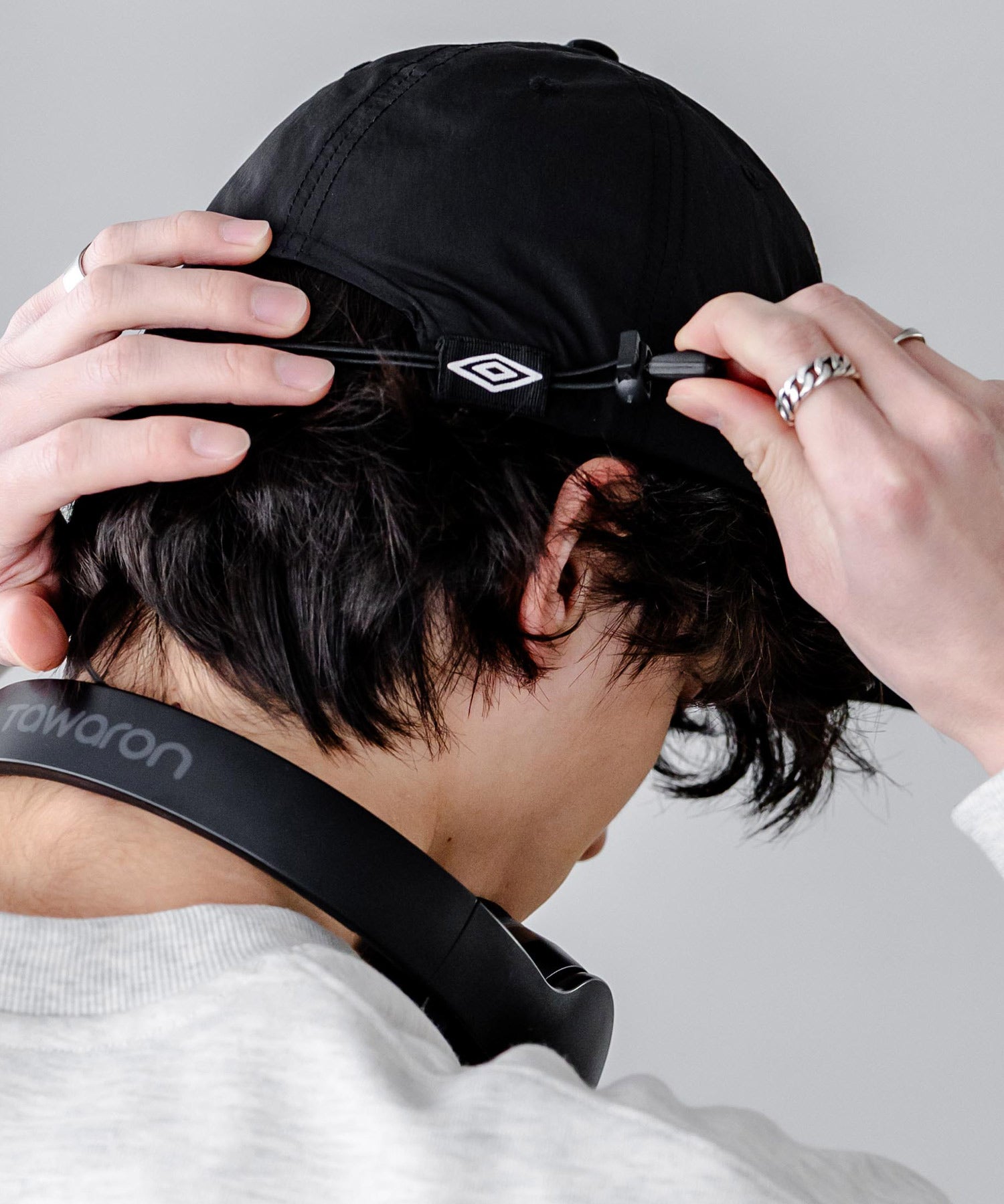 ロッキーモンロー Rocky Monroe UMBRO アンブロ 別注 ベースボールキャップ ローキャップ バンジーキャップ メンズ レディース 帽子 ナイロン 無地 アウトドア スポーツ 15351 （チャコール） チャコール
