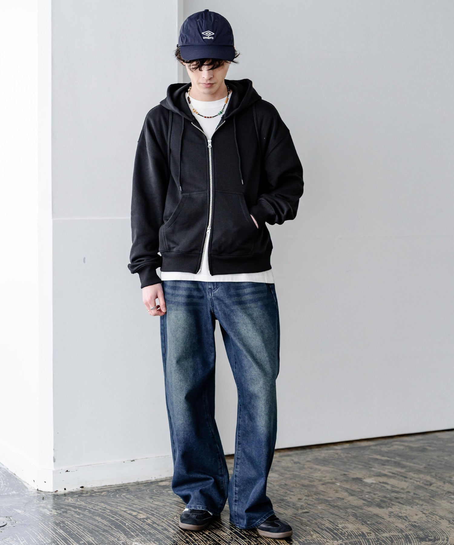 ロッキーモンロー Rocky Monroe UMBRO アンブロ 別注 ベースボールキャップ ローキャップ バンジーキャップ メンズ レディース 帽子 ナイロン 無地 アウトドア スポーツ 15351 （チャコール） チャコール