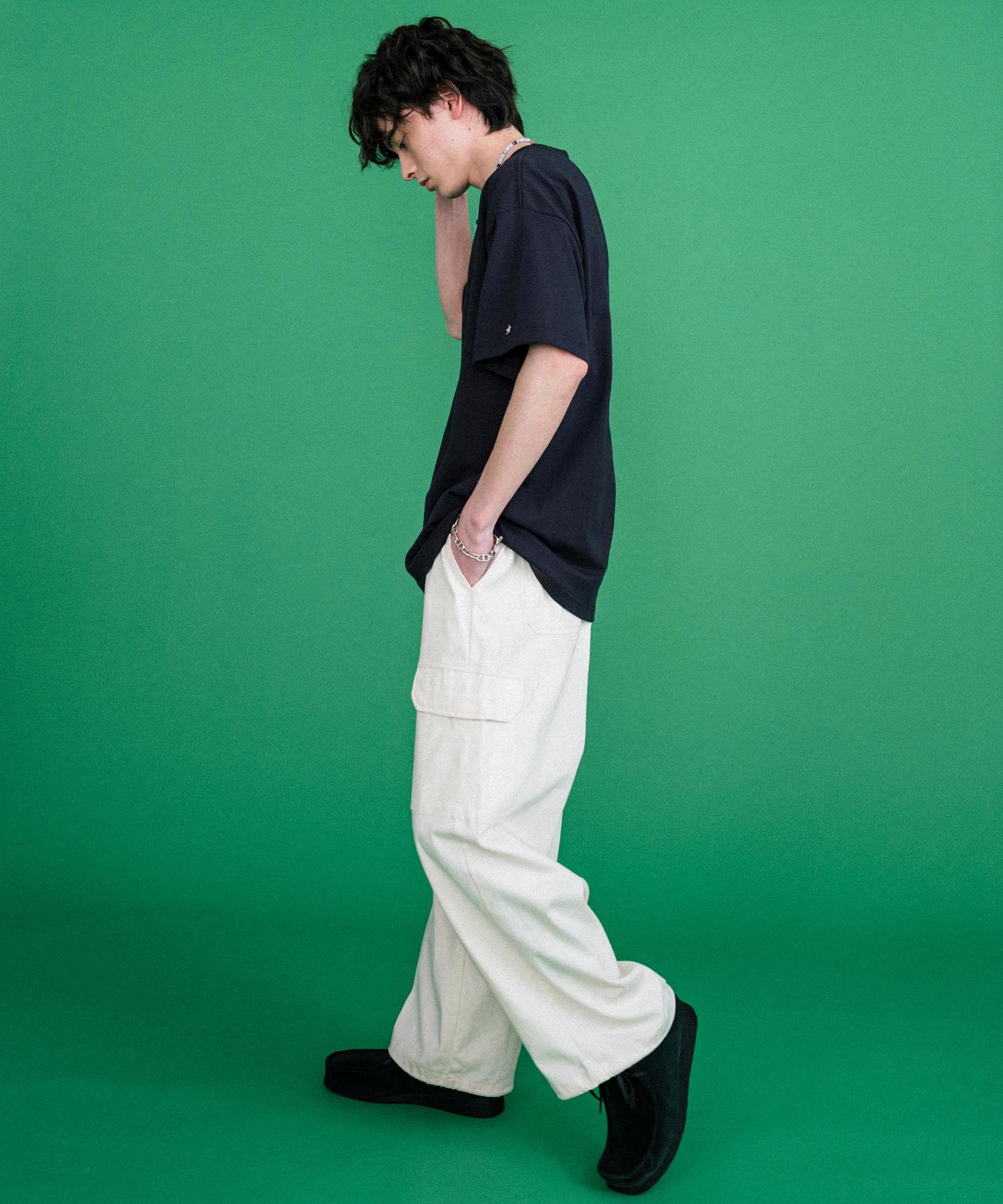 ロッキーモンロー Rocky Monroe CONVERSE コンバース ロゴT 半袖 メンズ カットソー Tシャツ プレートロゴ オーバーサイズ ルーズ リラックス カジュアル ストリート 15723 （49.ブラック） 49.ブラック