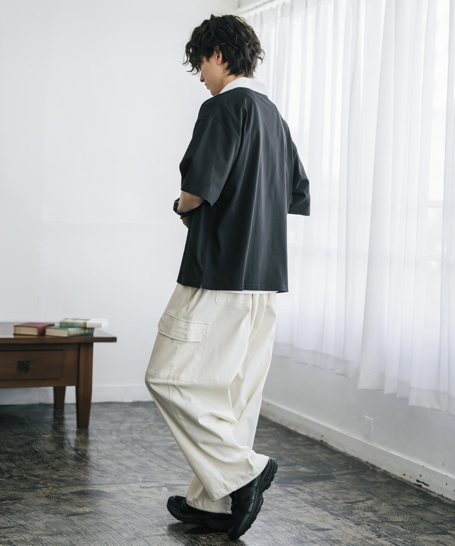 ロッキーモンロー Rocky Monroe U.S. POLO ASSN. ポロシャツ ハーフジップ 半袖 メンズ レディース 新色追加 天竺 ロゴ刺繍 無地 クレリック ゴルフ 別注コラボ 15426 （ワイン） ワイン