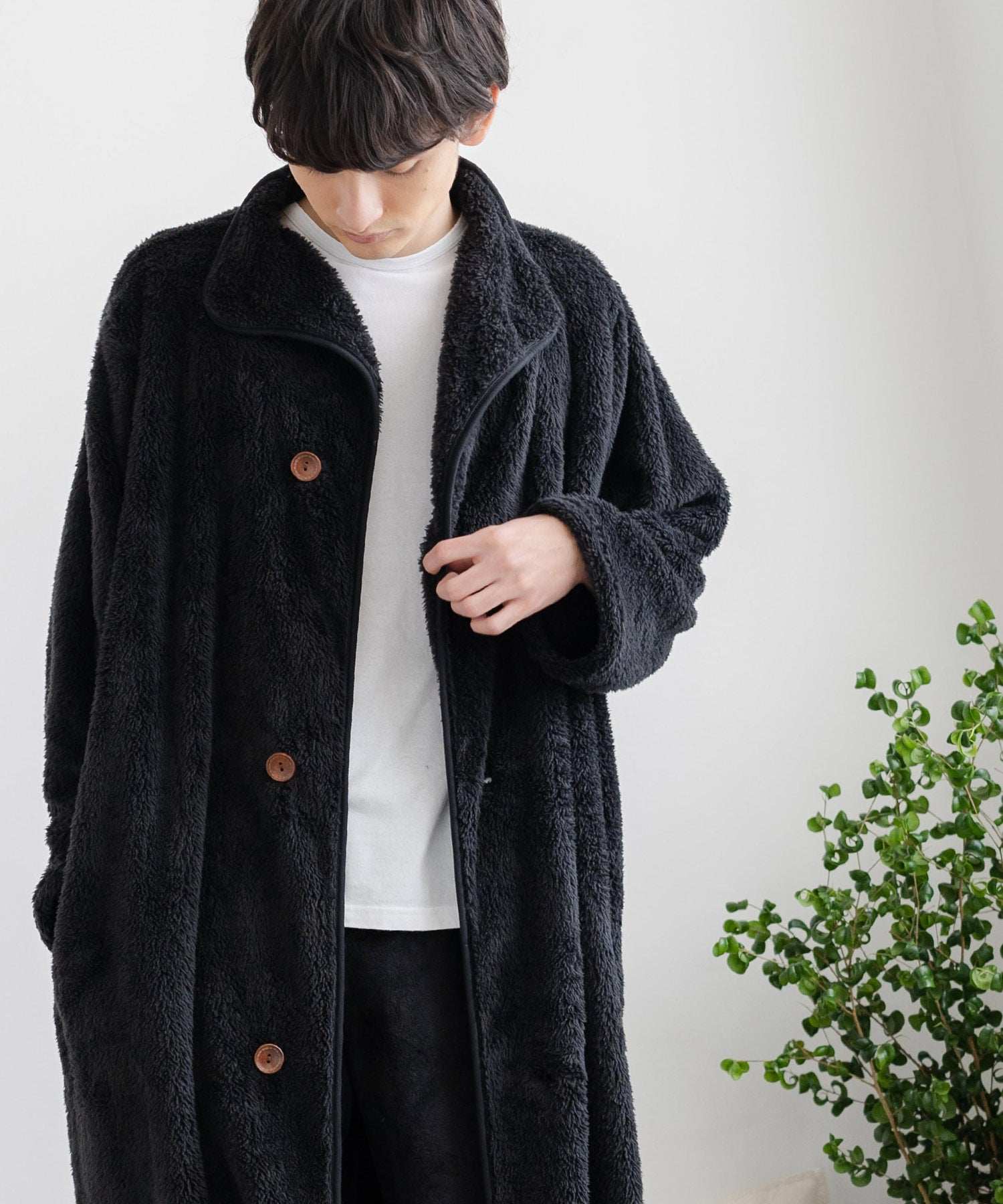 Rocky Monroe Wearable Blanket Moco Boa Long Women's Men's Blanket Cardigan Loungewear Room Dress Loungewear Pajamas Light Outerwear Cover Maternity