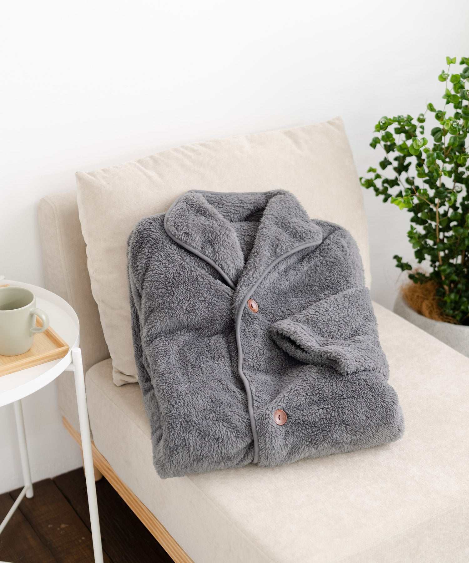 Rocky Monroe Wearable Blanket Moco Boa Long Women's Men's Blanket Cardigan Loungewear Room Dress Loungewear Pajamas Light Outerwear Cover Maternity