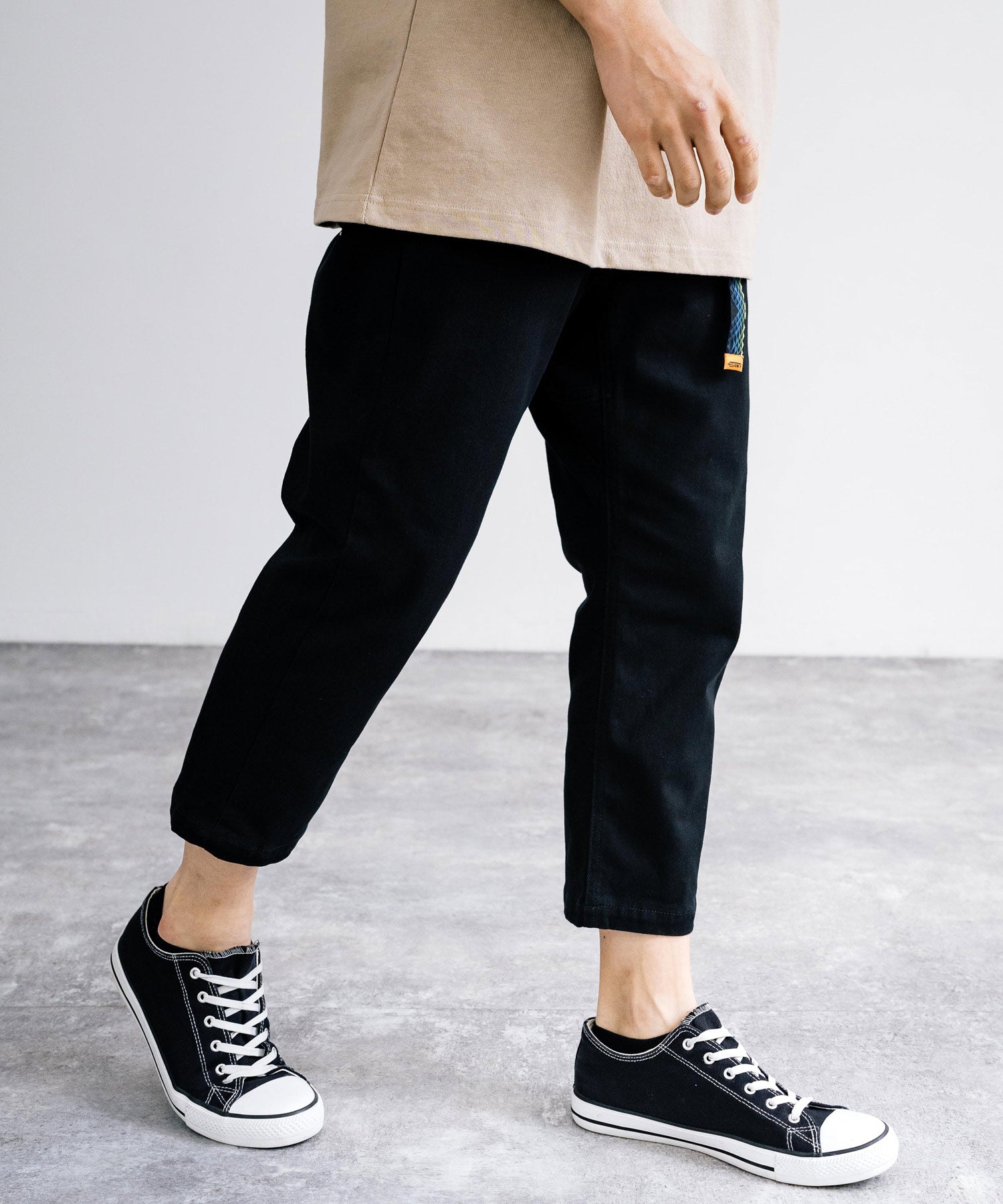 Rocky Monroe Climbing Pants Men's Slim Cropped Casual Outdoor Easy Waist Gusset Webbing Belt Simple Camp Fest Wide Stret