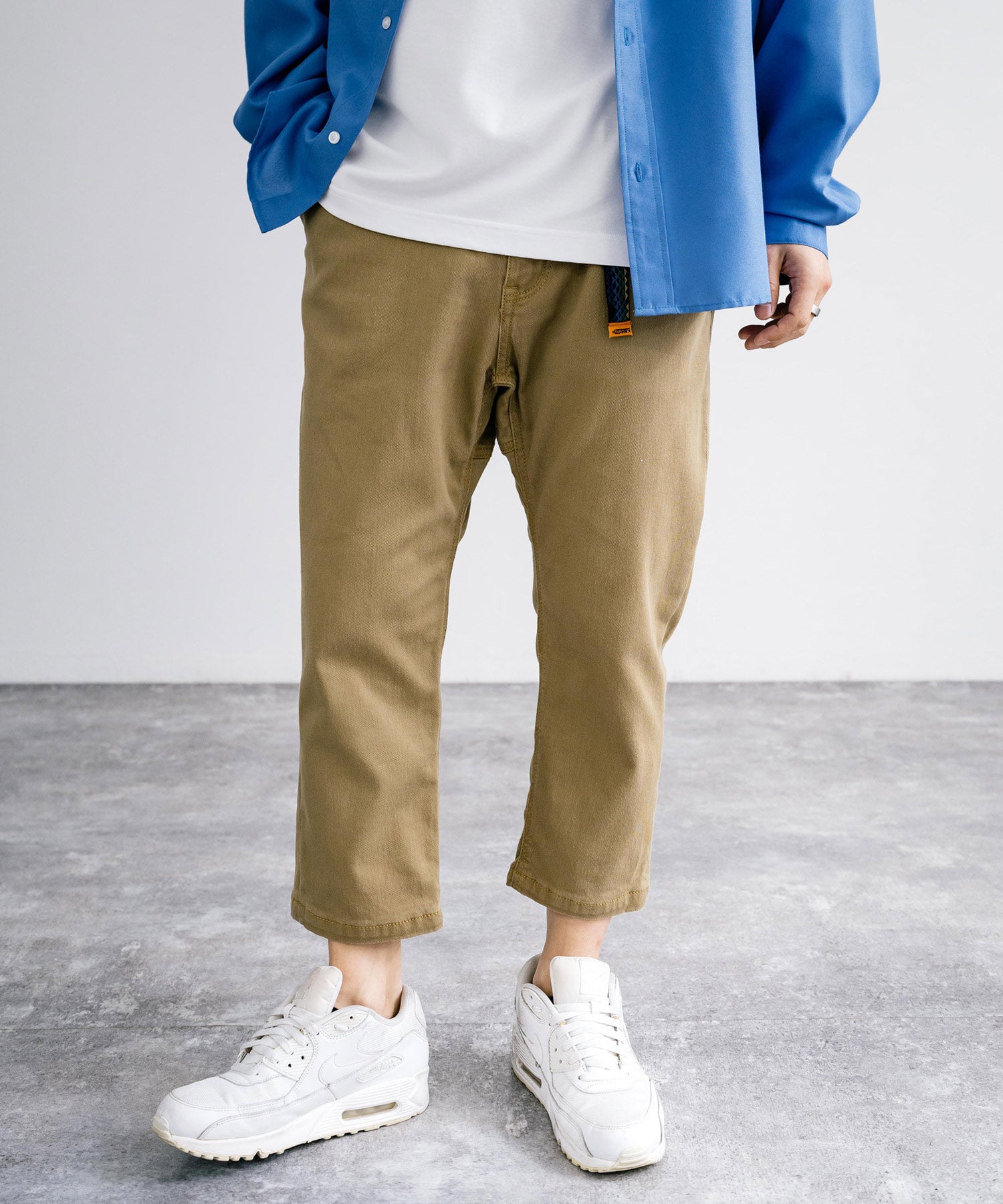 Rocky Monroe Climbing Pants Men's Slim Cropped Casual Outdoor Easy Waist Gusset Webbing Belt Simple Camp Fest Wide Stret