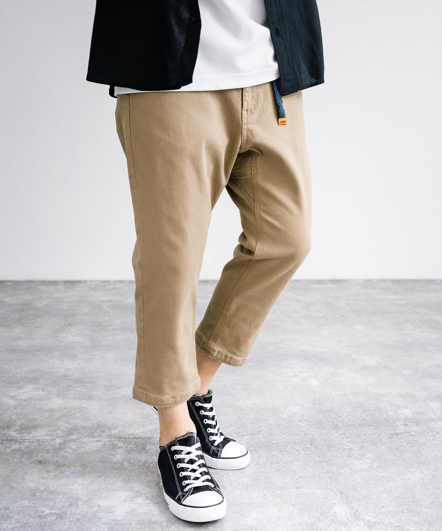 Rocky Monroe Climbing Pants Men's Slim Cropped Casual Outdoor Easy Waist Gusset Webbing Belt Simple Camp Fest Wide Stret