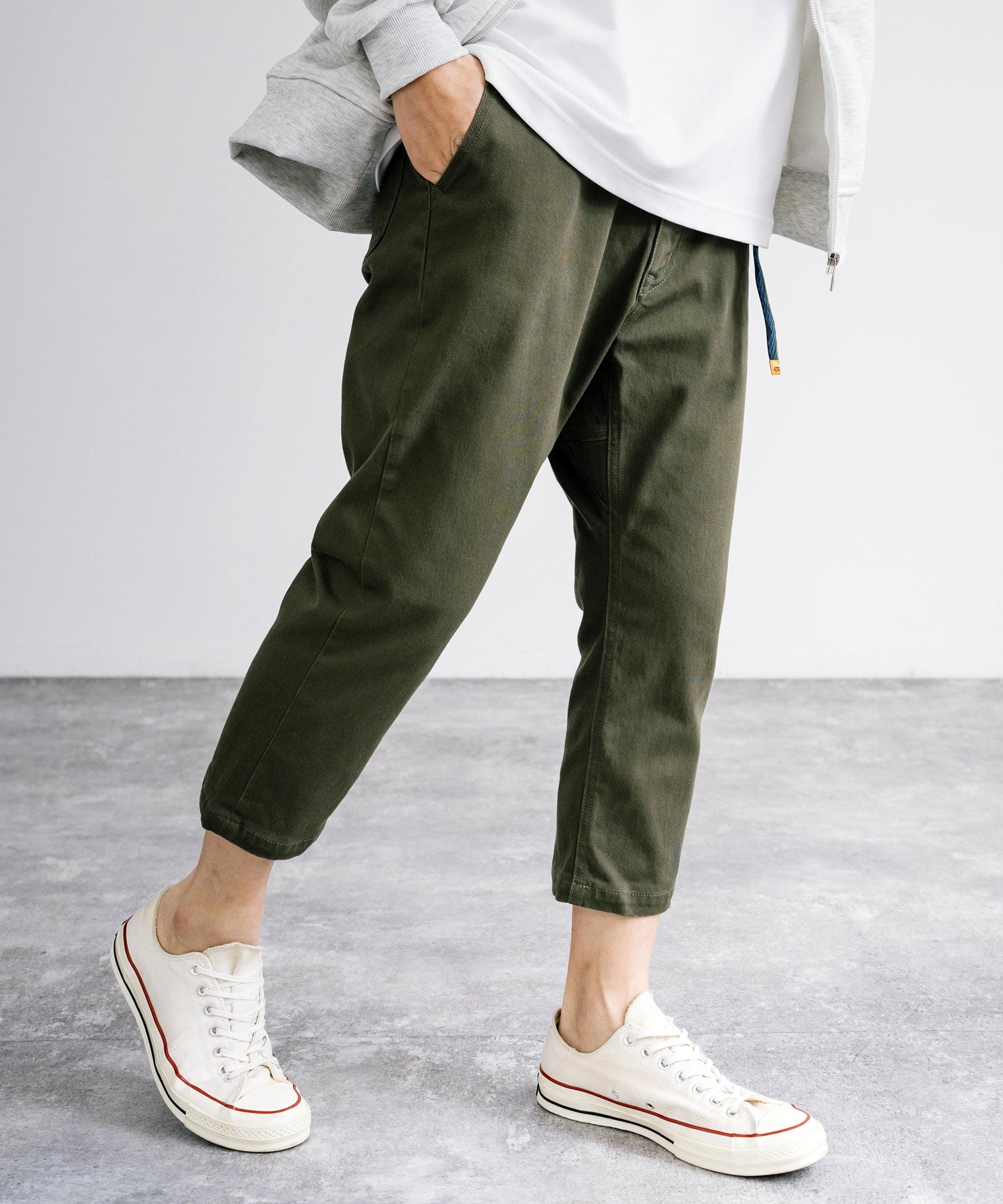Rocky Monroe Climbing Pants Men's Slim Cropped Casual Outdoor Easy Waist Gusset Webbing Belt Simple Camp Fest Wide Stret