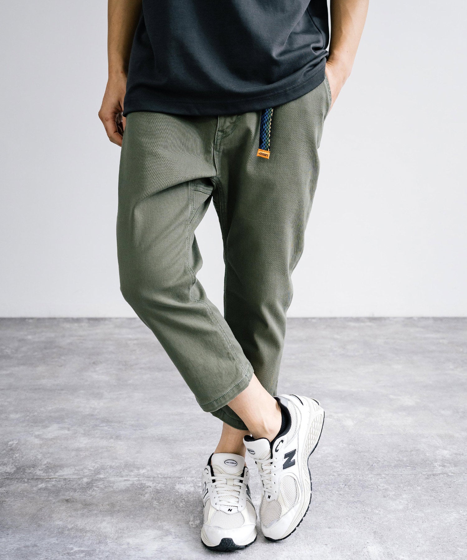 Rocky Monroe Climbing Pants Men's Slim Cropped Casual Outdoor Easy Waist Gusset Webbing Belt Simple Camp Fest Wide Stret