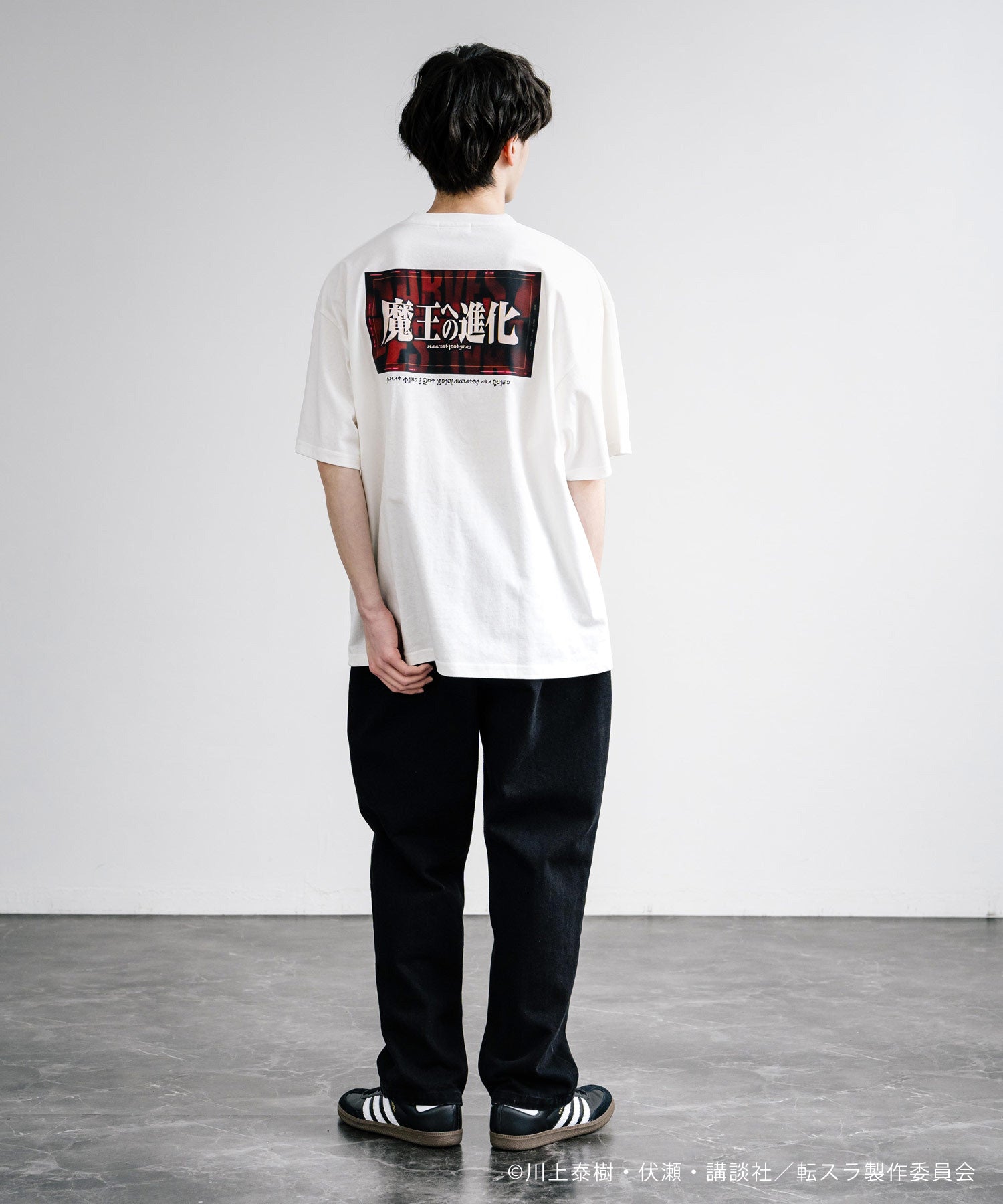 Rocky Monroe Reincarnated as a Slime Print T Short Sleeve Anime Collaboration Men's Women's Cut and Sew T-Shirt Goods Manga Tensura Isekai Reincarnation Favorite Evolution to Demon Lord