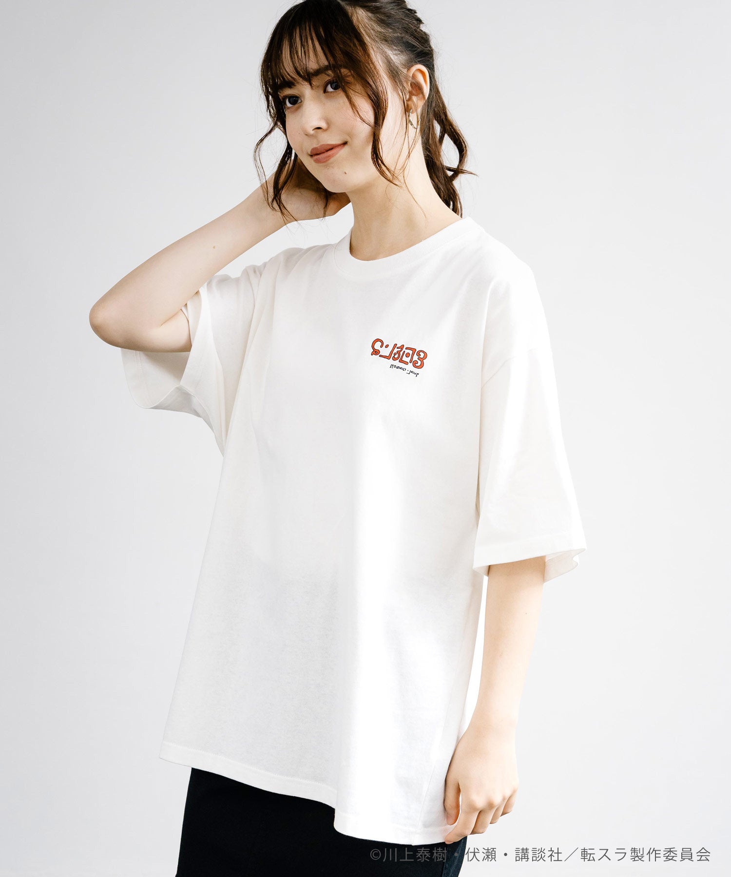 Rocky Monroe Reincarnated as a Slime Print T Short Sleeve Anime Collaboration Men's Women's Cut and Sew T-Shirt Goods Manga Tensura Isekai Reincarnation Favorite Evolution to Demon Lord
