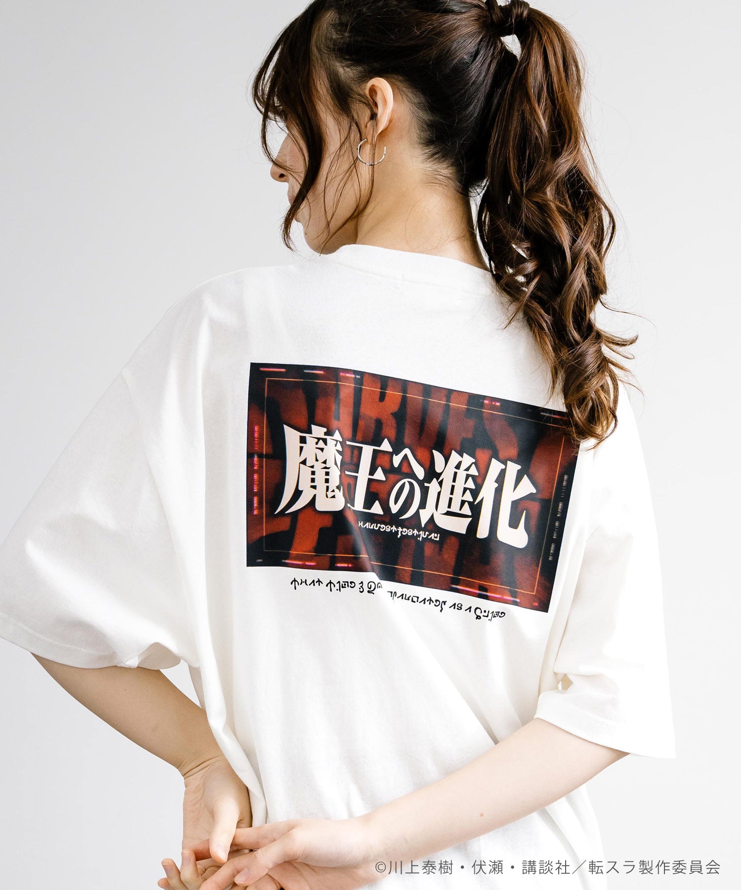 Rocky Monroe Reincarnated as a Slime Print T Short Sleeve Anime Collaboration Men's Women's Cut and Sew T-Shirt Goods Manga Tensura Isekai Reincarnation Favorite Evolution to Demon Lord