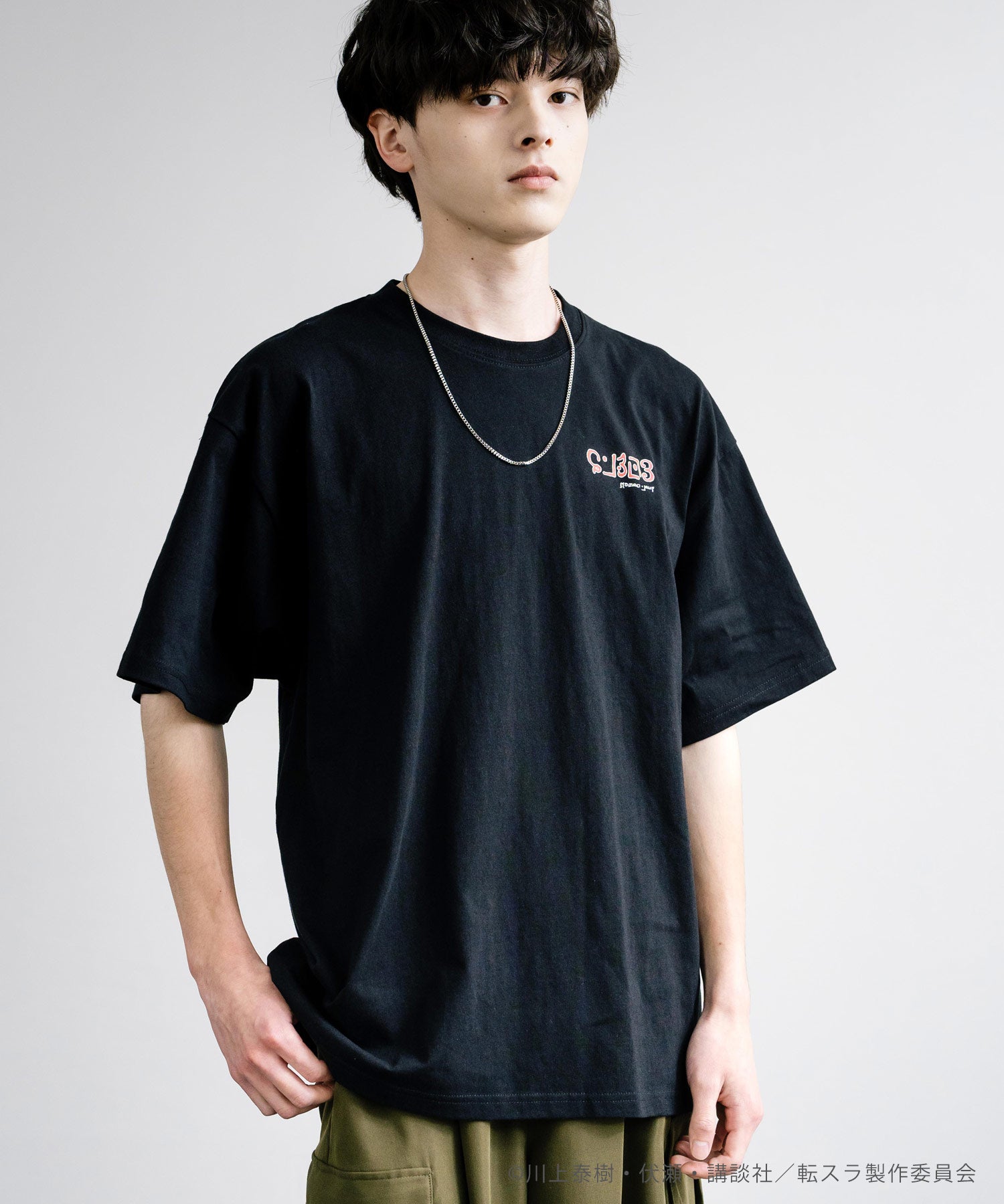 Rocky Monroe Reincarnated as a Slime Print T Short Sleeve Anime Collaboration Men's Women's Cut and Sew T-Shirt Goods Manga Tensura Isekai Reincarnation Favorite Evolution to Demon Lord