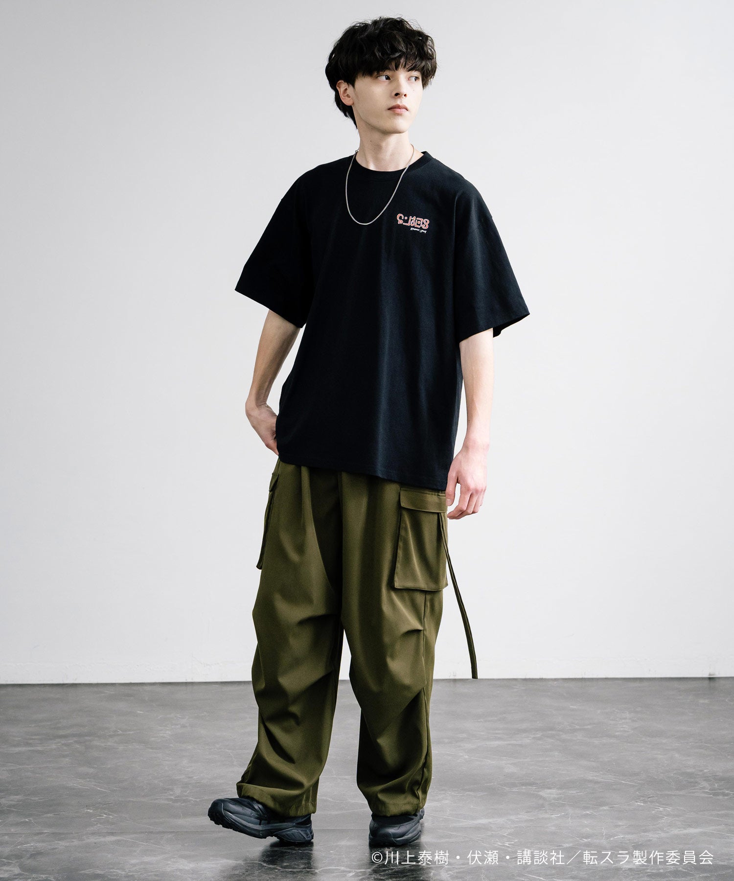 Rocky Monroe Reincarnated as a Slime Print T Short Sleeve Anime Collaboration Men's Women's Cut and Sew T-Shirt Goods Manga Tensura Isekai Reincarnation Favorite Evolution to Demon Lord