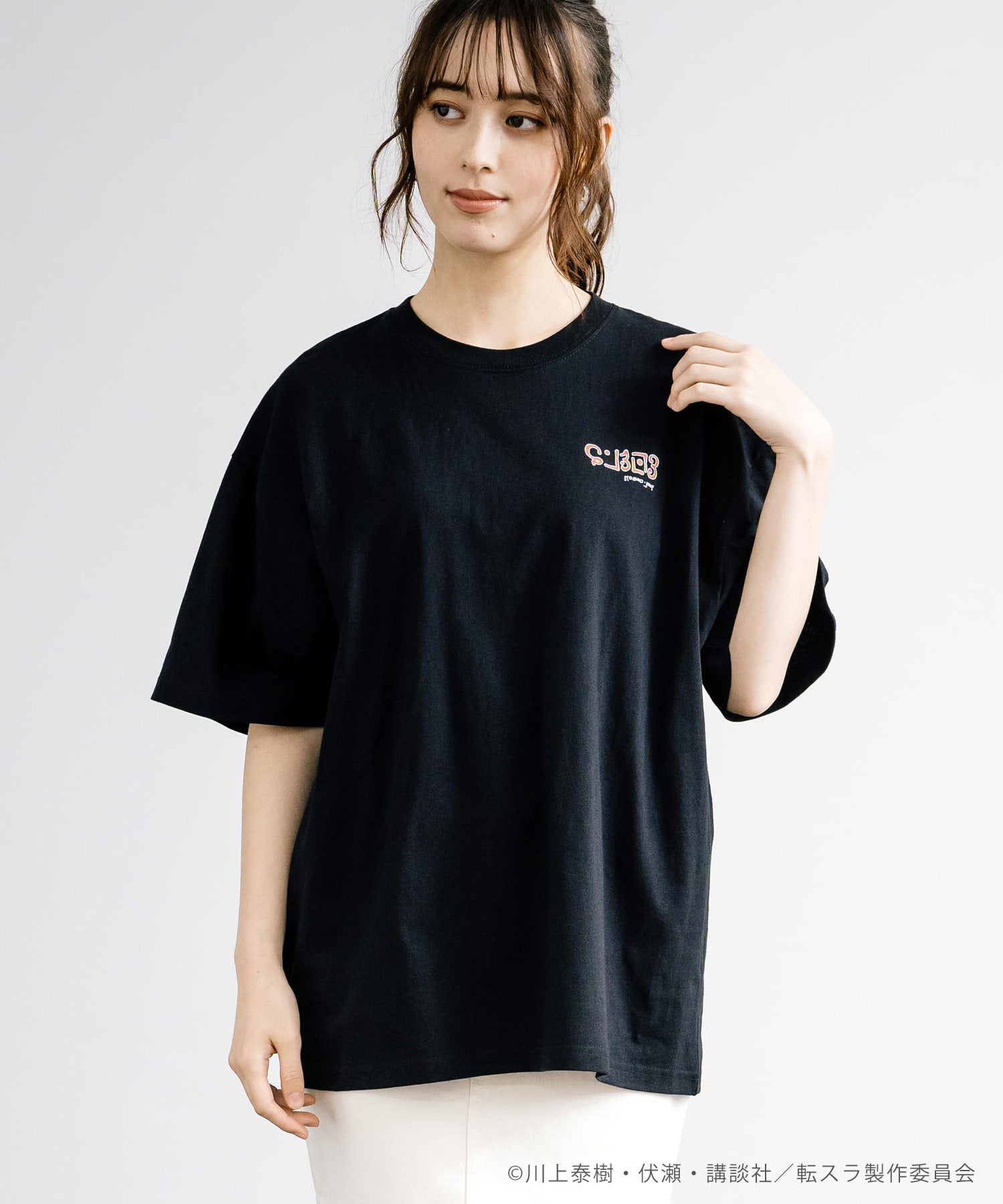 Rocky Monroe Reincarnated as a Slime Print T Short Sleeve Anime Collaboration Men's Women's Cut and Sew T-Shirt Goods Manga Tensura Isekai Reincarnation Favorite Evolution to Demon Lord