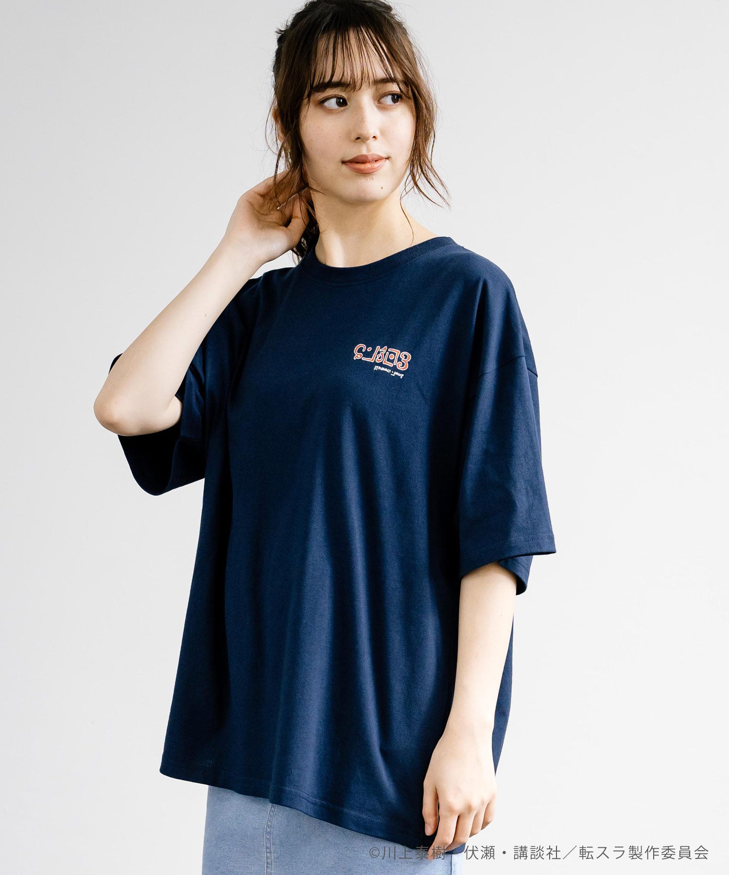 Rocky Monroe Reincarnated as a Slime Print T Short Sleeve Anime Collaboration Men's Women's Cut and Sew T-Shirt Goods Manga Tensura Isekai Reincarnation Favorite Evolution to Demon Lord