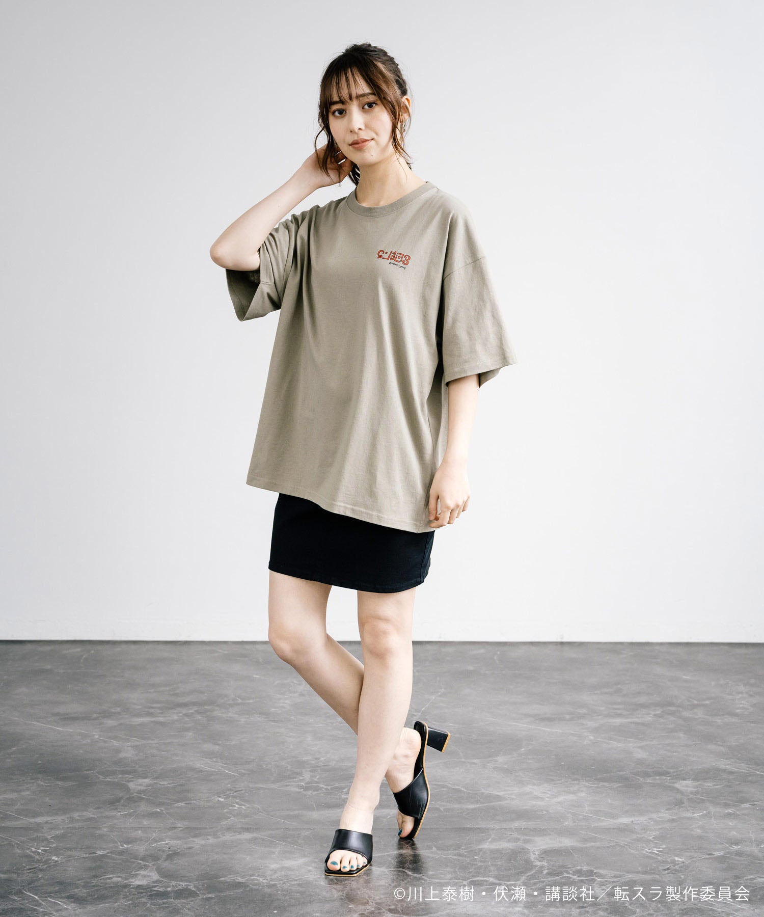 Rocky Monroe Reincarnated as a Slime Print T Short Sleeve Anime Collaboration Men's Women's Cut and Sew T-Shirt Goods Manga Tensura Isekai Reincarnation Favorite Evolution to Demon Lord