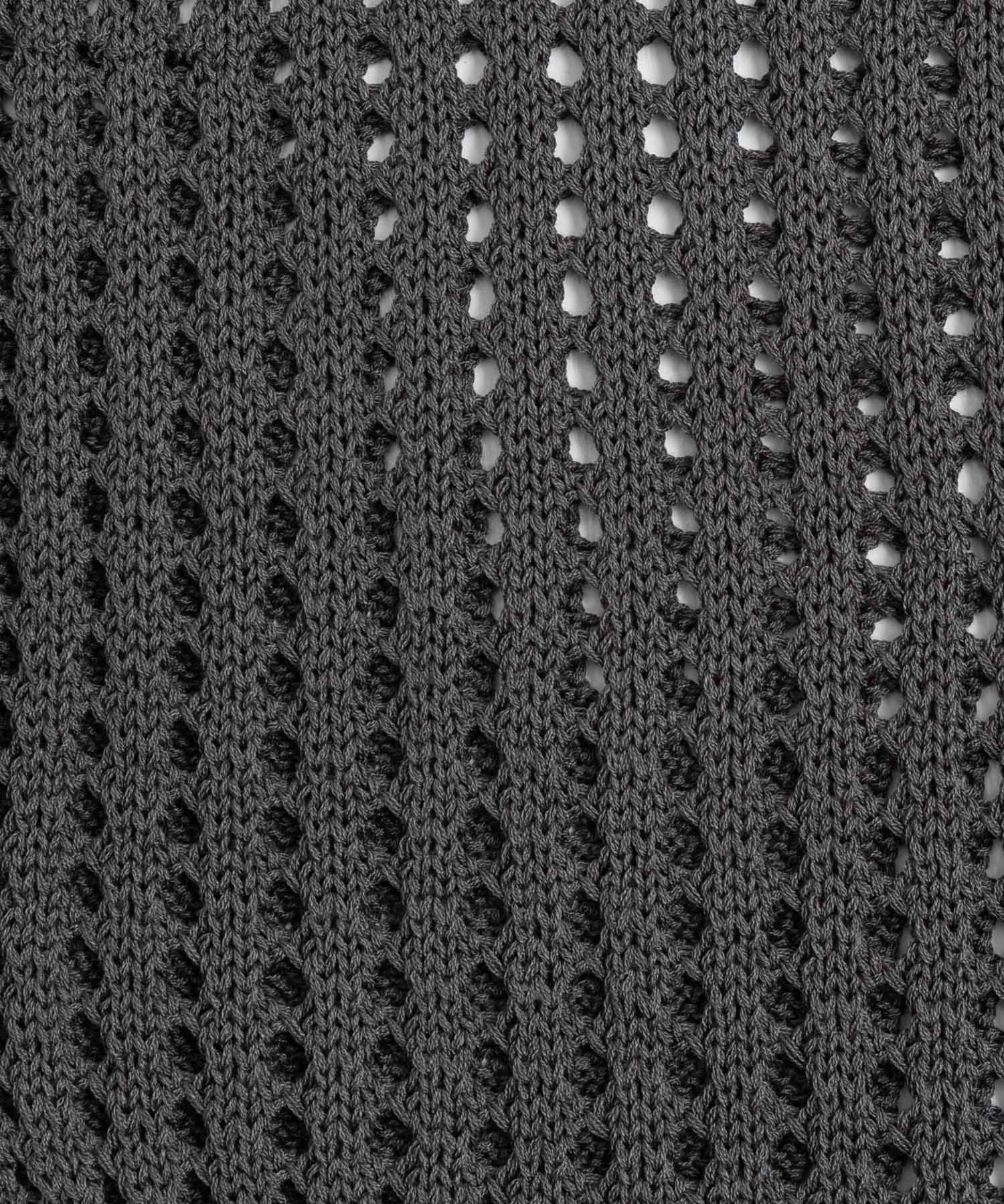 Rocky Monroe Cardigan Mesh Knit V-Neck Men’s Women’s Simple Casual Linen Touch Linen-Like Plain Summer Knit Big Silhouette Oversized